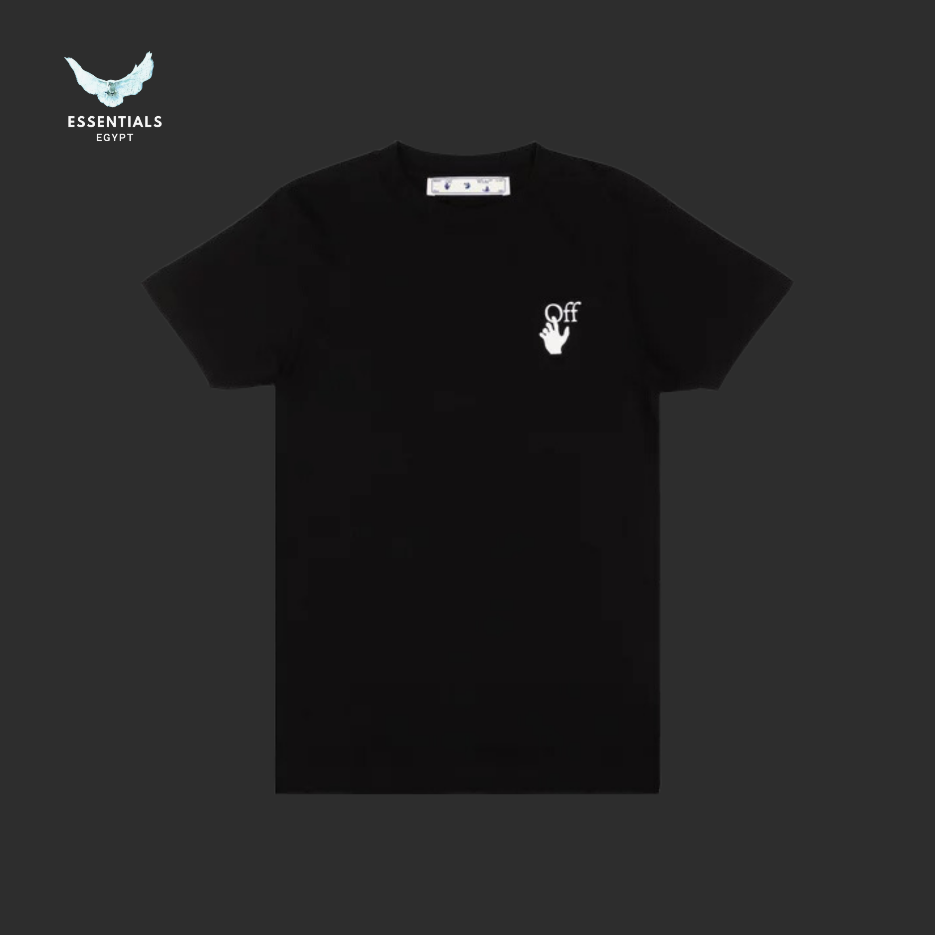 Off-White Spray Marker Slim Tee 'Black_White'