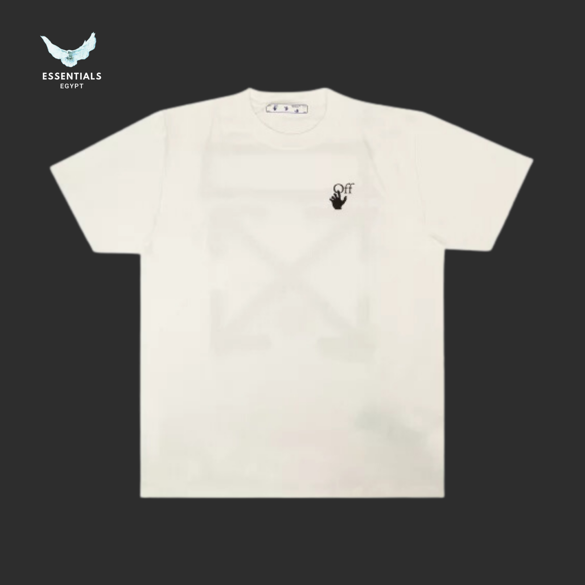 Off-White Spray Marker Slim Tee 'White_Black'