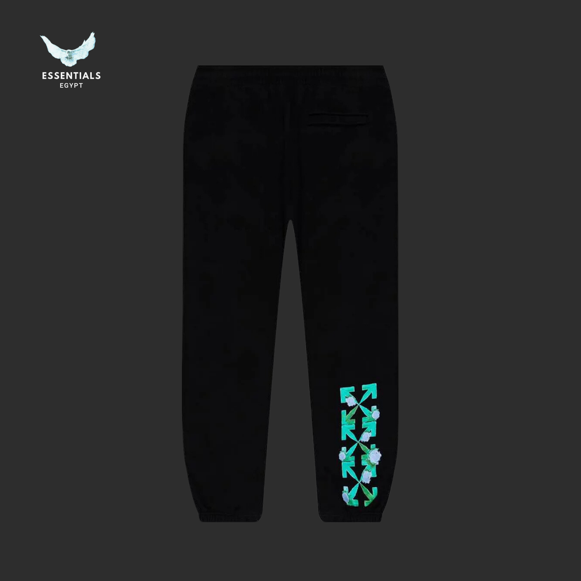 Off-White Tornado Arrow Slim Sweatpant 'Black_Multicolor'