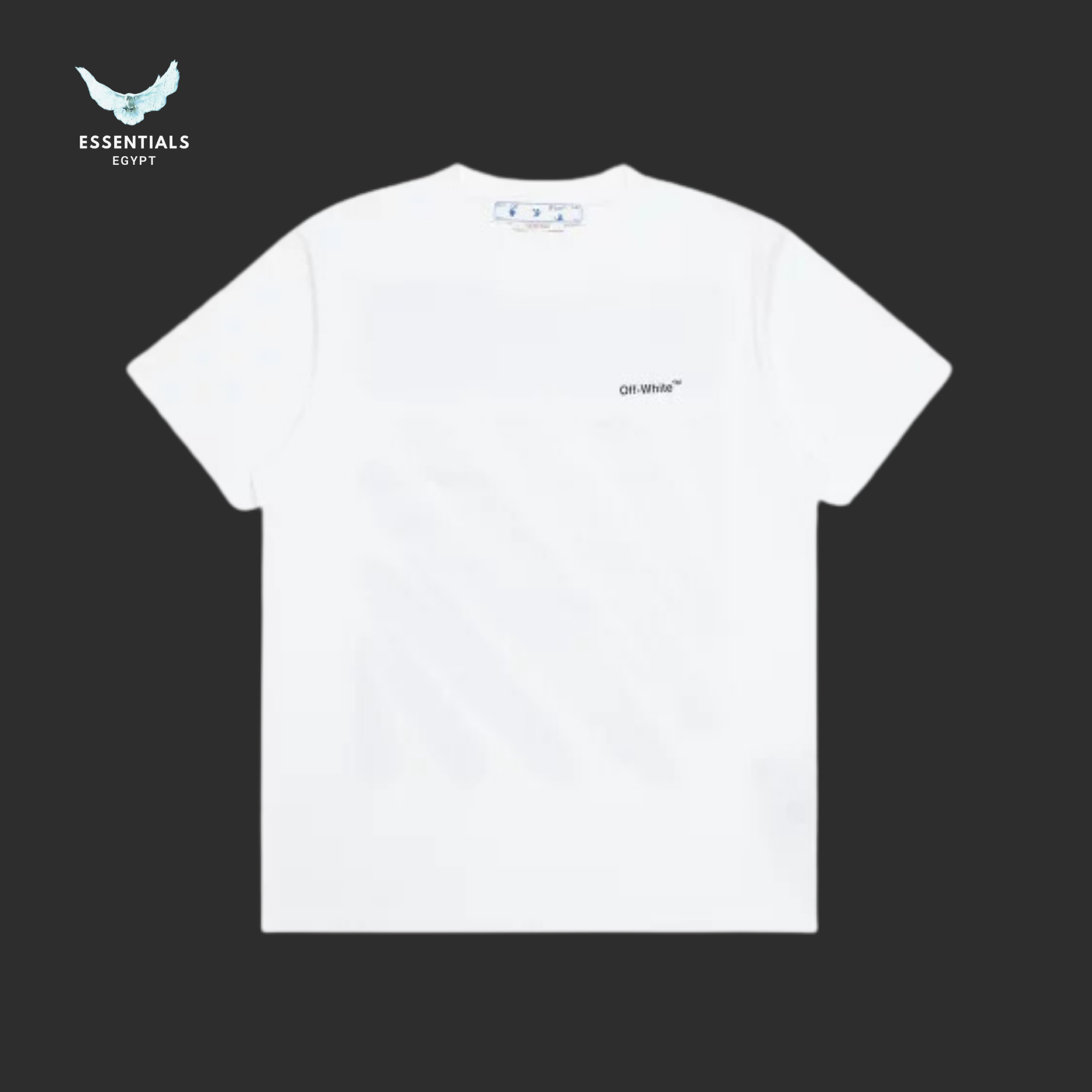 Off-White Wave Diag Slim Short-Sleeve Tee 'White_Black'