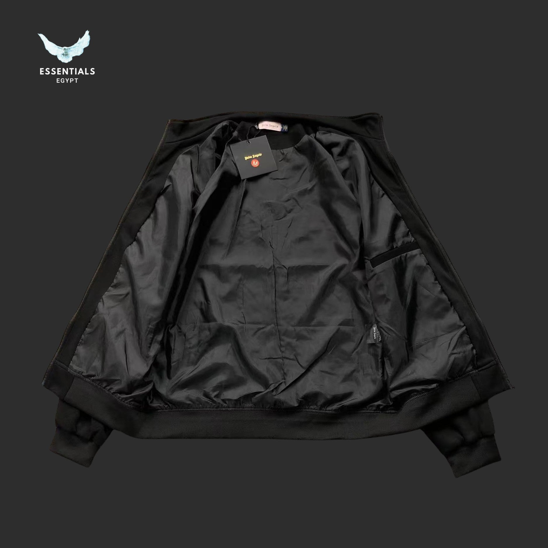 Palm Angels Back Curved Logo Track Jacket