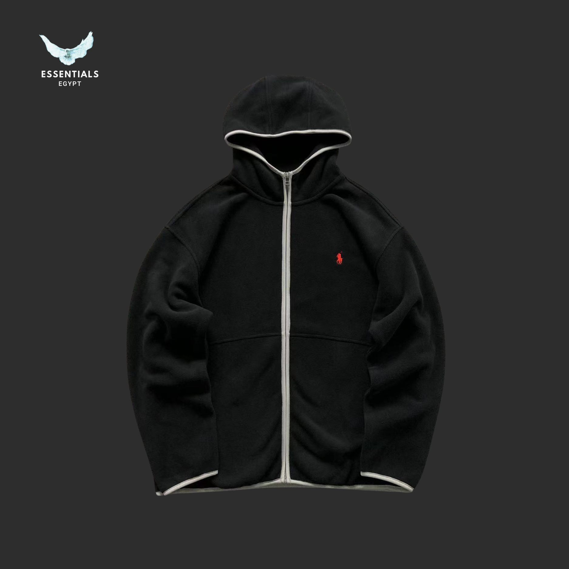 Ralph Lauren Full-Zip Fleece Jacket – Pony Logo