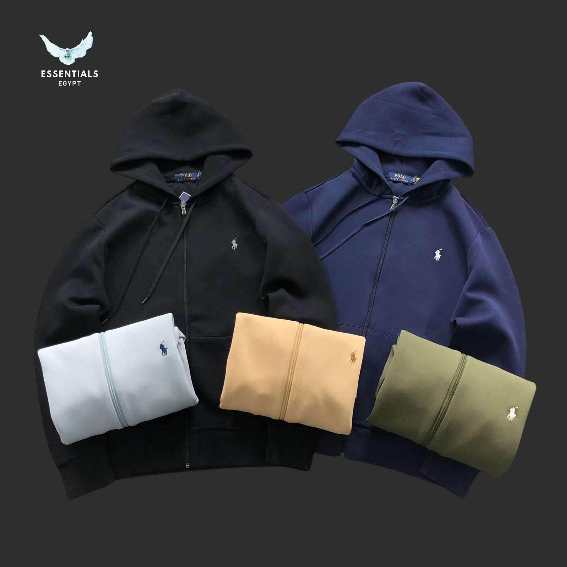 Ralph Lauren Zip Hoodie – Seasonal Edition