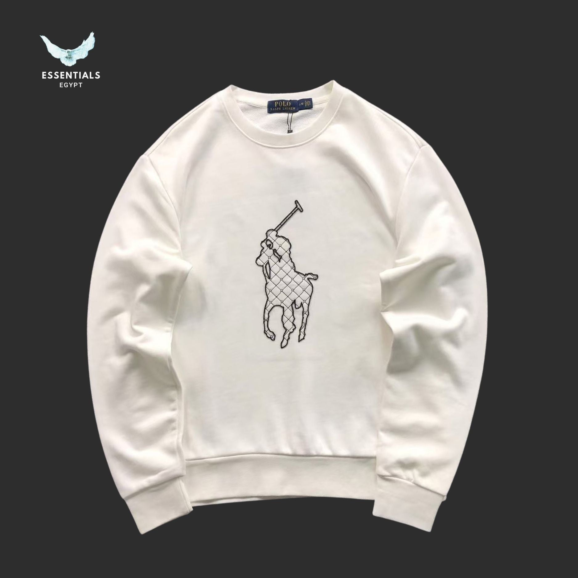 Ralph Lauren Sweatshirt – Polo Player Graphic - ESSENTIALS EGYPT