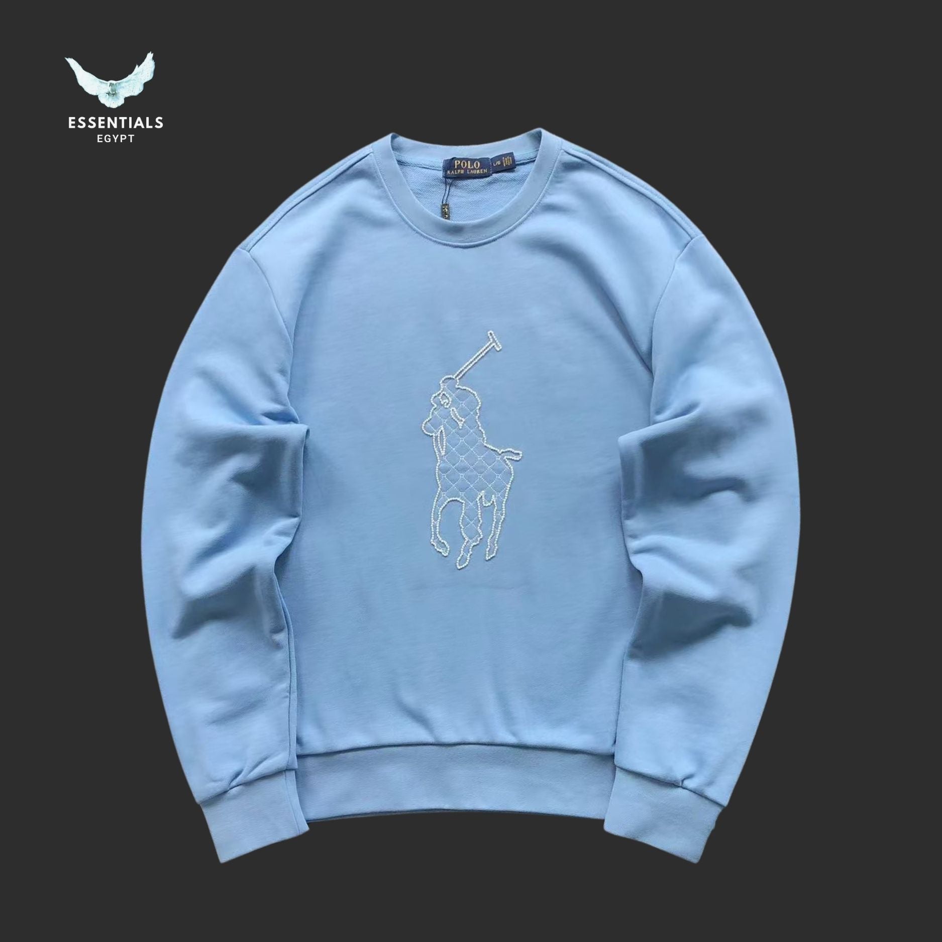 Ralph Lauren Sweatshirt – Polo Player Graphic - ESSENTIALS EGYPT