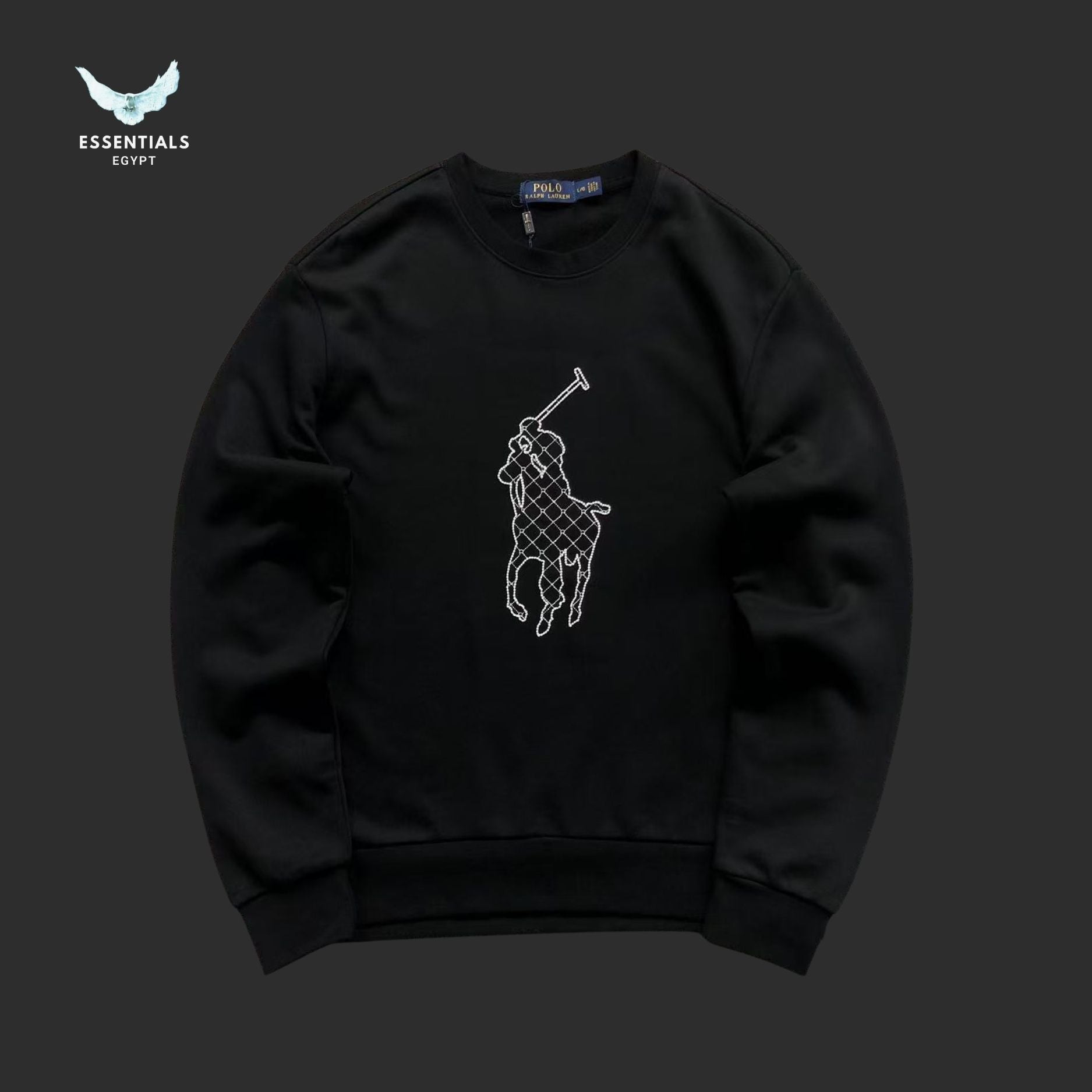 Ralph Lauren Sweatshirt – Polo Player Graphic - ESSENTIALS EGYPT