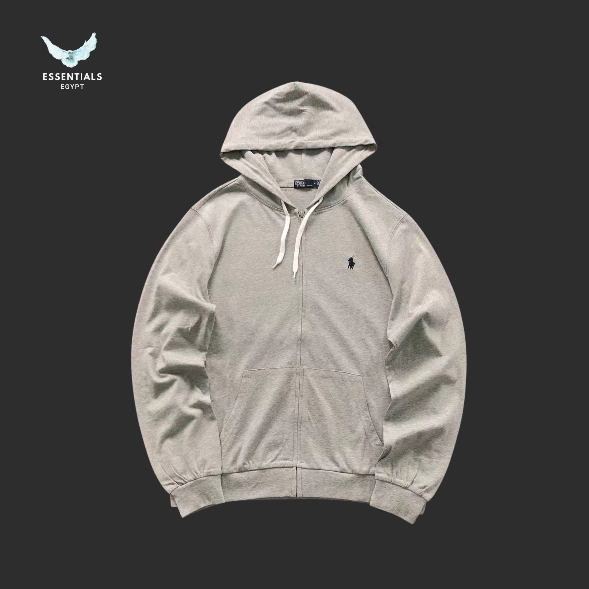 Ralph Lauren Hoodie – Two-Tone Navy & White