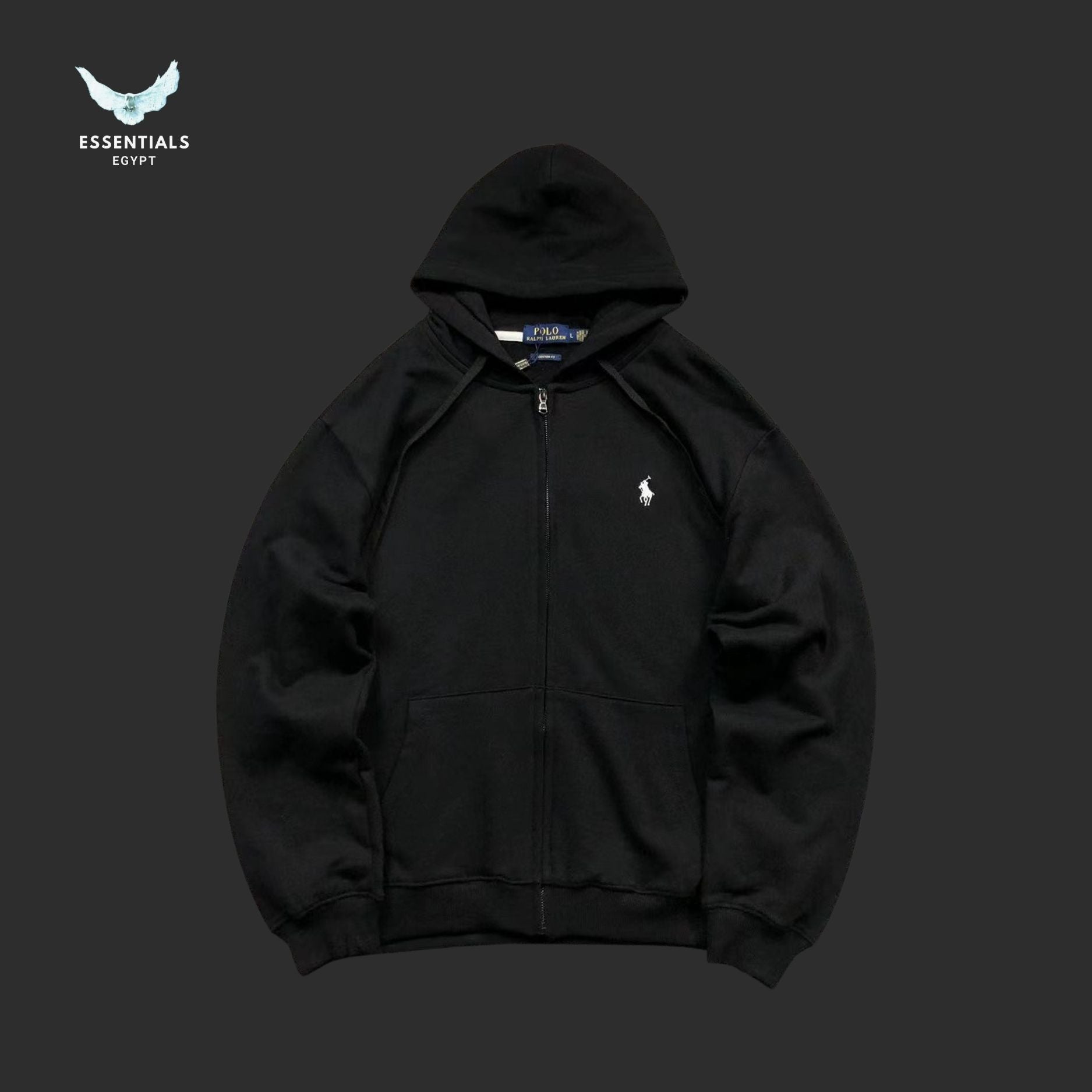 Ralph Lauren Zip Hoodie – Multi - Color Drop - ESSENTIALS EGYPT