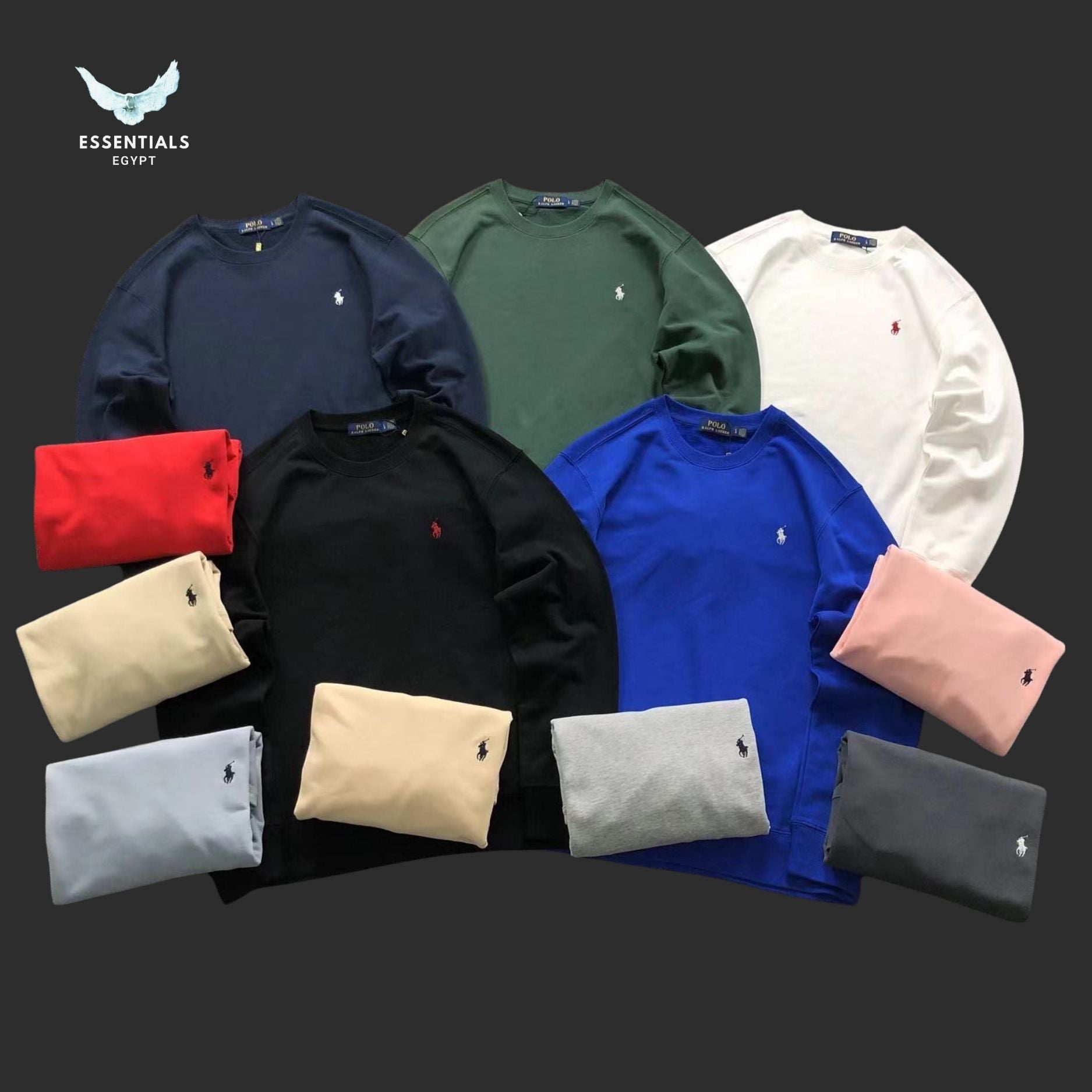 RALPH LAUREN SWEATSHIRT 310210117 - ESSENTIALS EGYPT