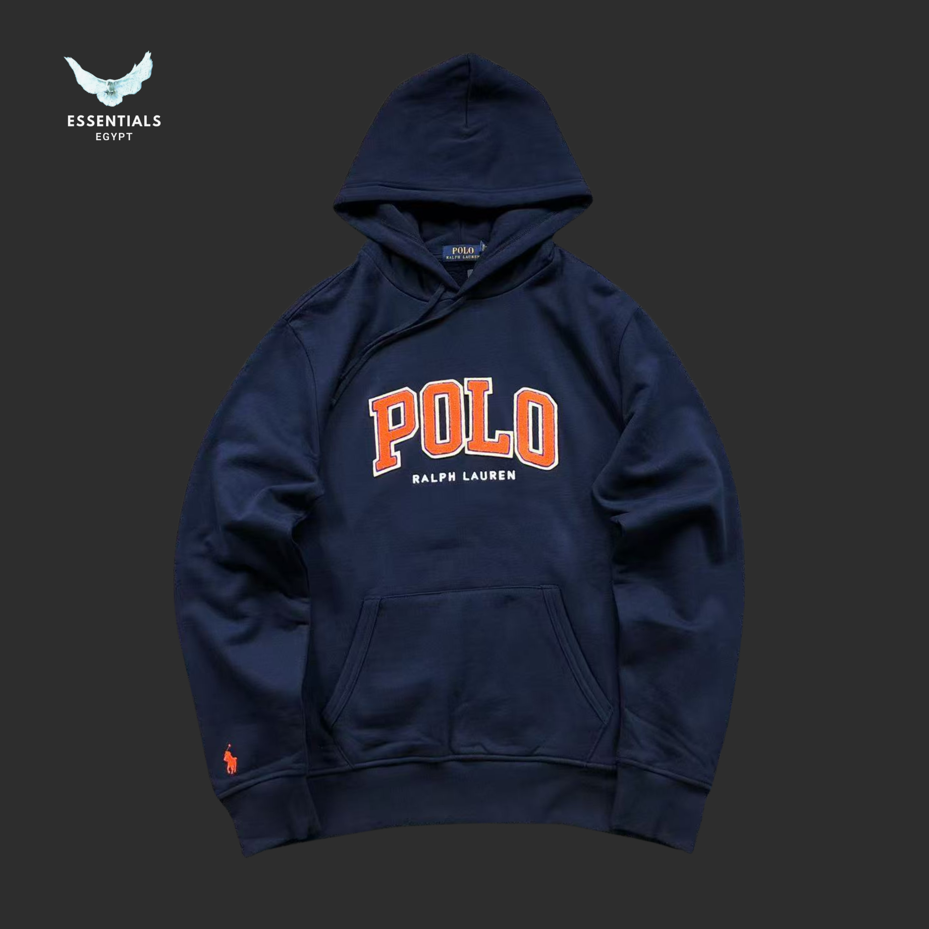 Ralph Lauren Hoodie – Navy Polo Logo