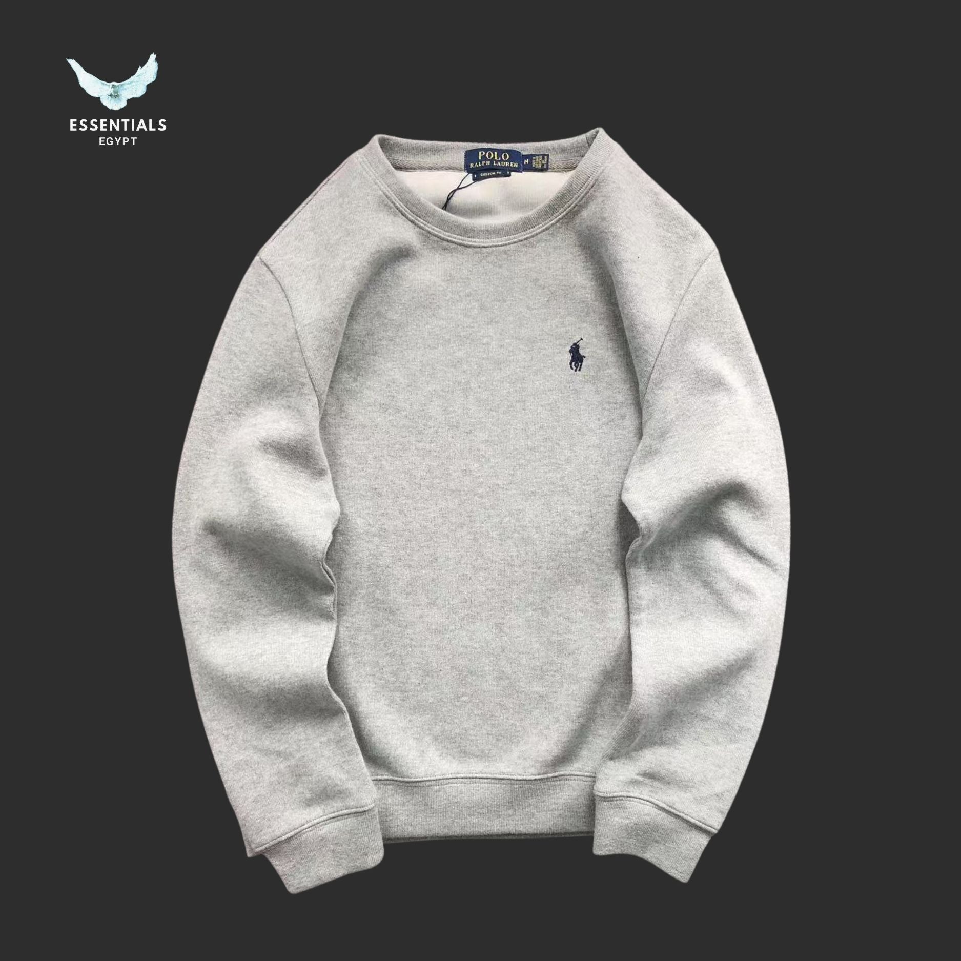 Ralph Lauren Sweatshirt – Essential Cotton Crew - ESSENTIALS EGYPT