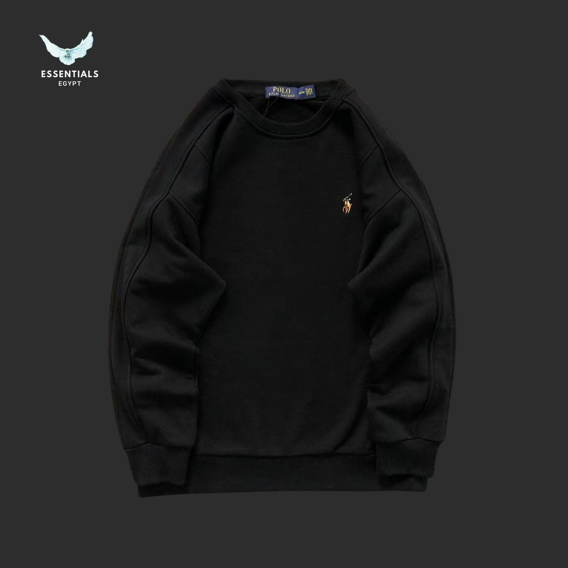 Ralph Lauren Essential Crewneck – Black & White