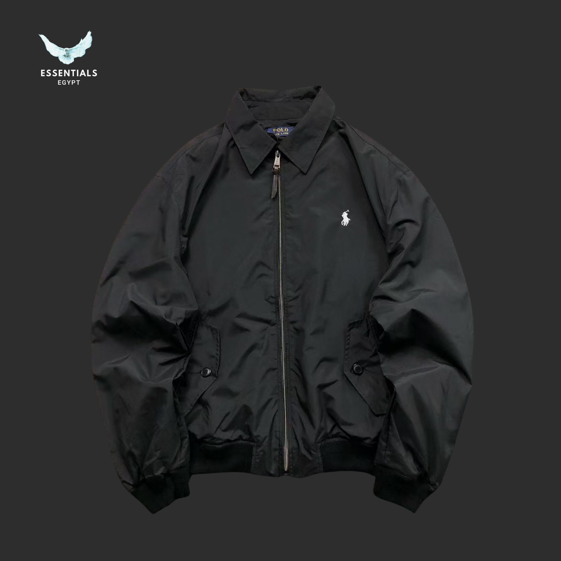 Ralph Lauren Harrington Jacket – Zip Front Cotton