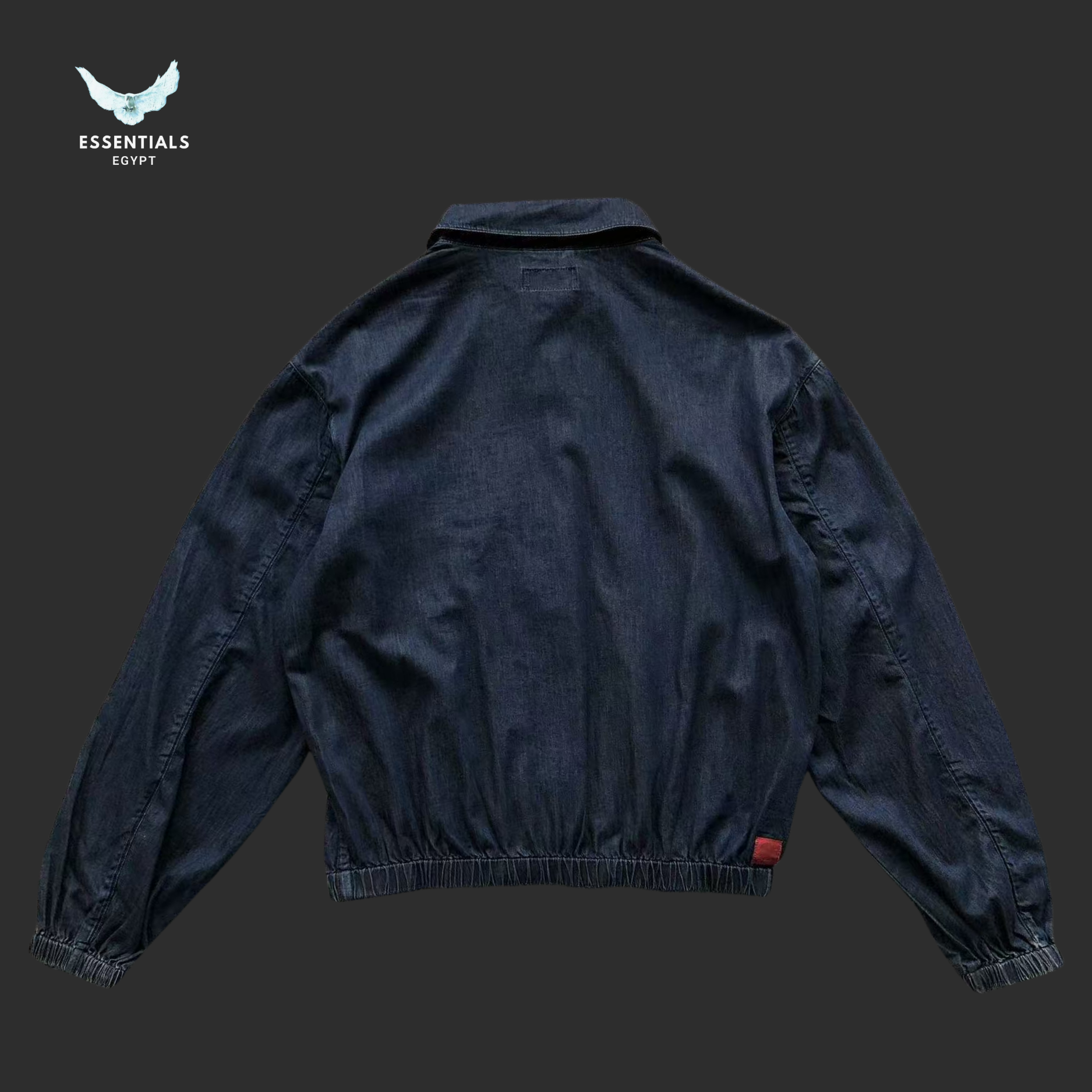 Ralph Lauren Denim Bomber Jacket – Red Pony Logo