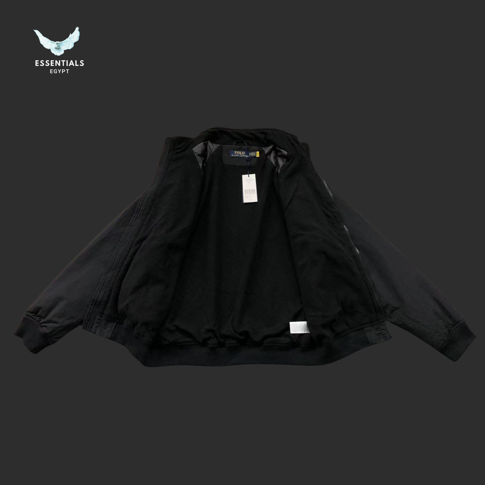 Ralph Lauren Windbreaker Jacket – Black Pony Logo