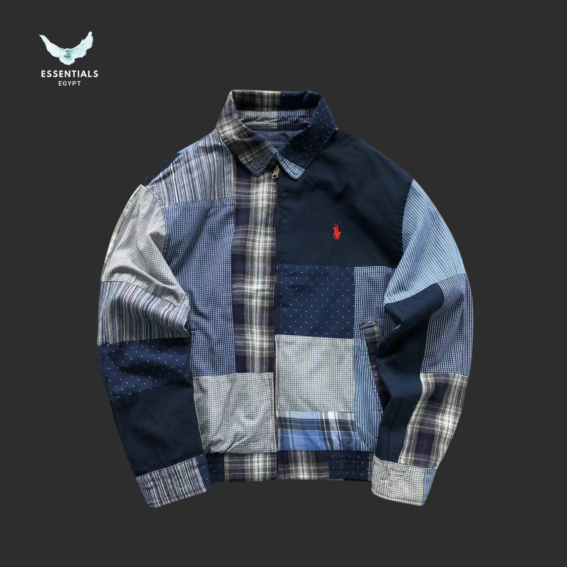 Ralph Lauren Jacket – Indigo Patchwork Denim
