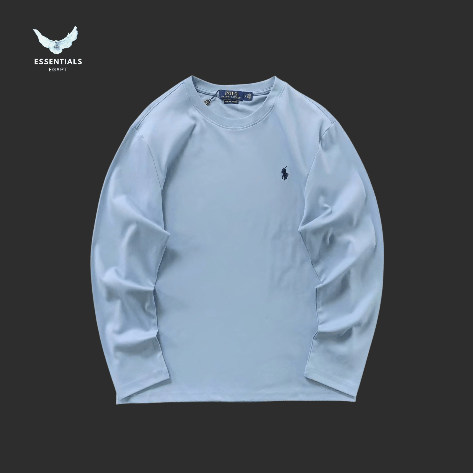 Ralph Lauren Sweatshirt – Minimal Logo Crewneck - ESSENTIALS EGYPT