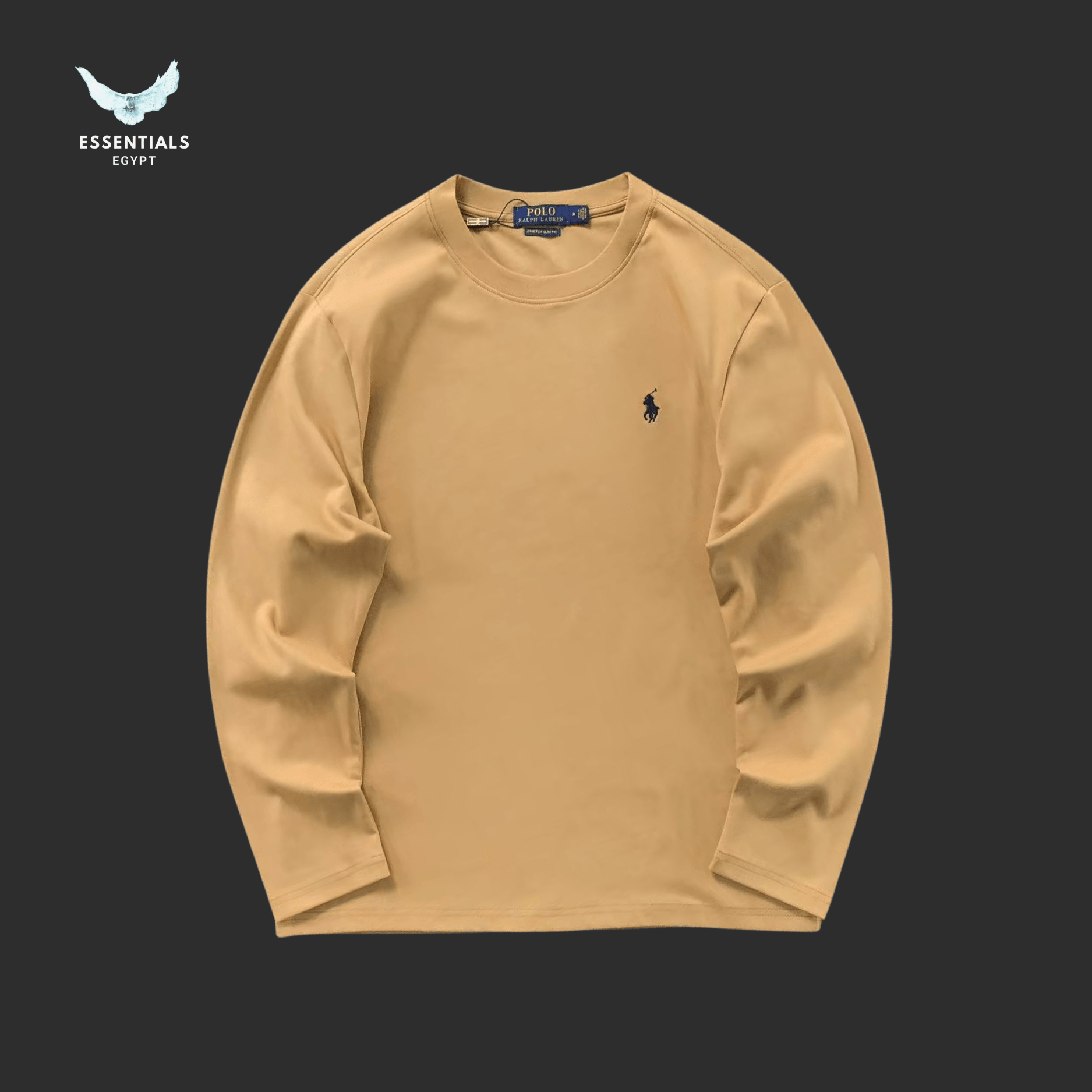 Ralph Lauren Sweatshirt – Minimal Logo Crewneck - ESSENTIALS EGYPT