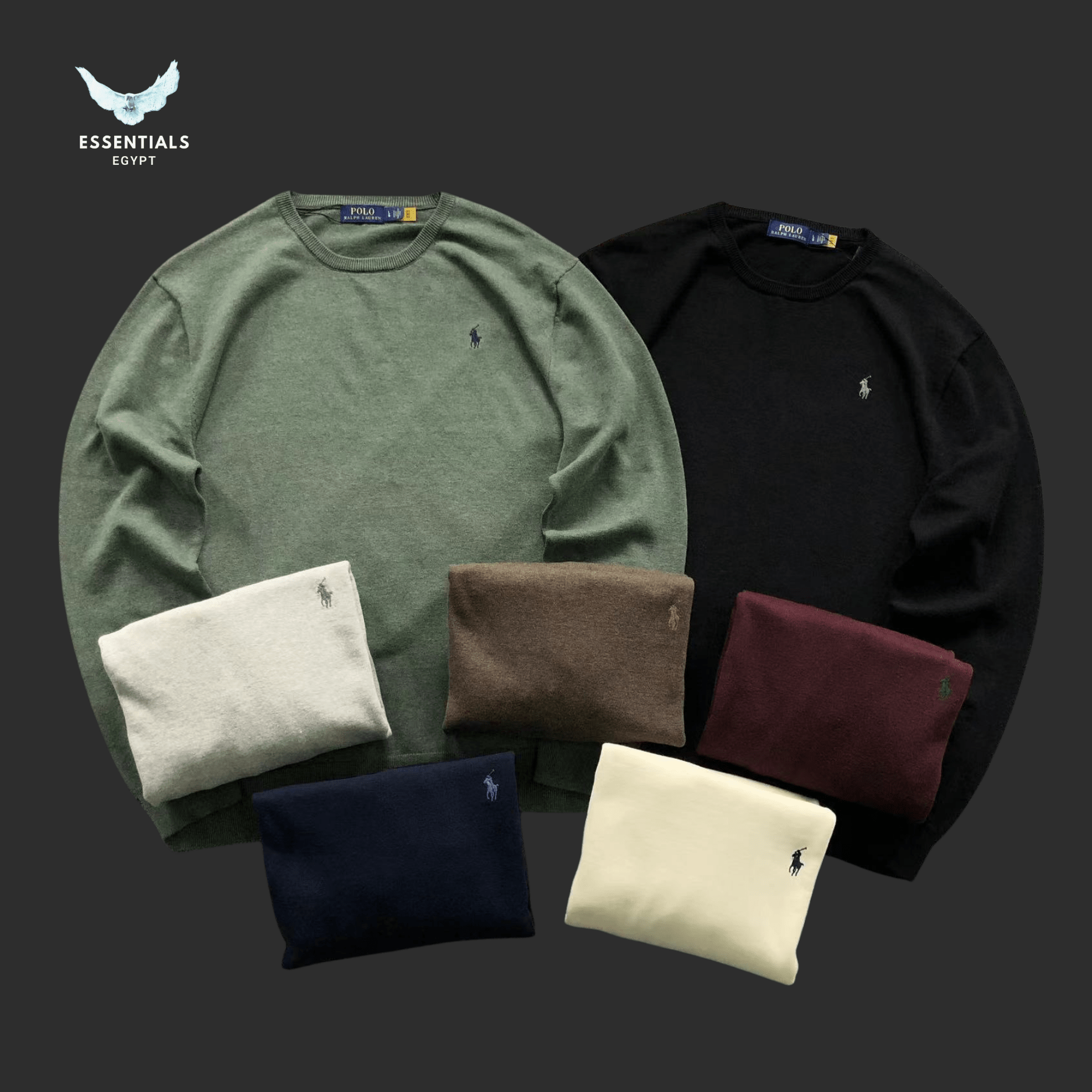 Ralph Lauren Sweatshirt – Heritage Crewneck - ESSENTIALS EGYPT
