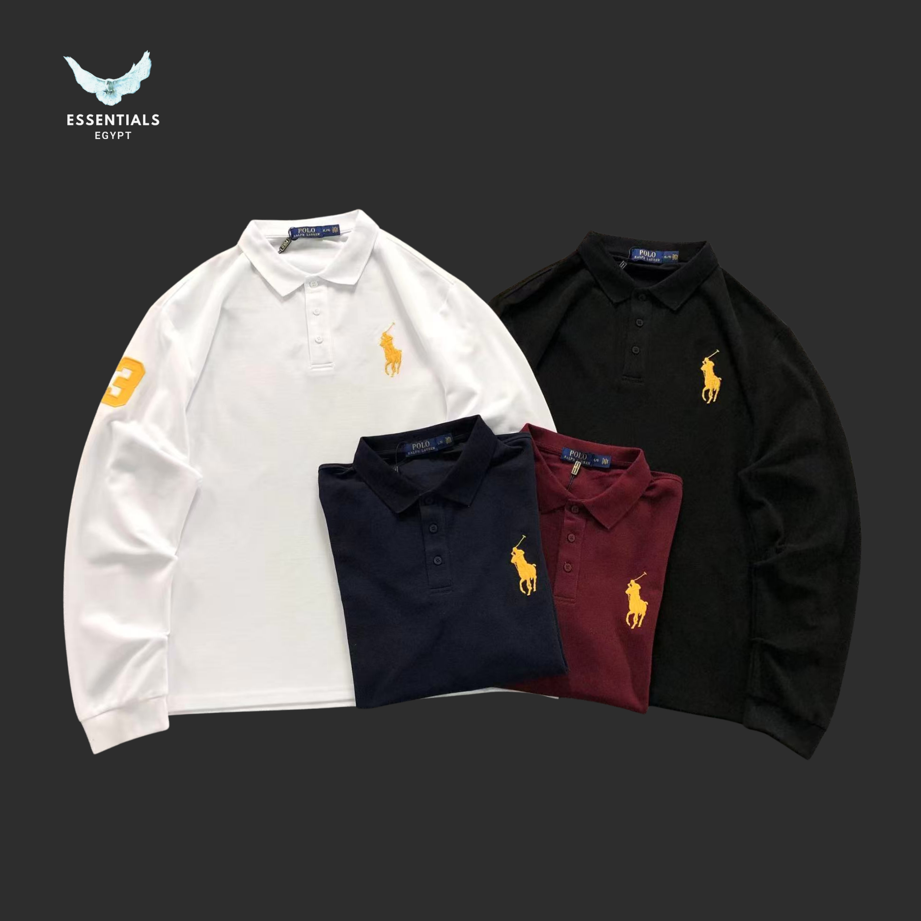 Ralph Lauren Polo Sweatshirt – Multi-Color Logo