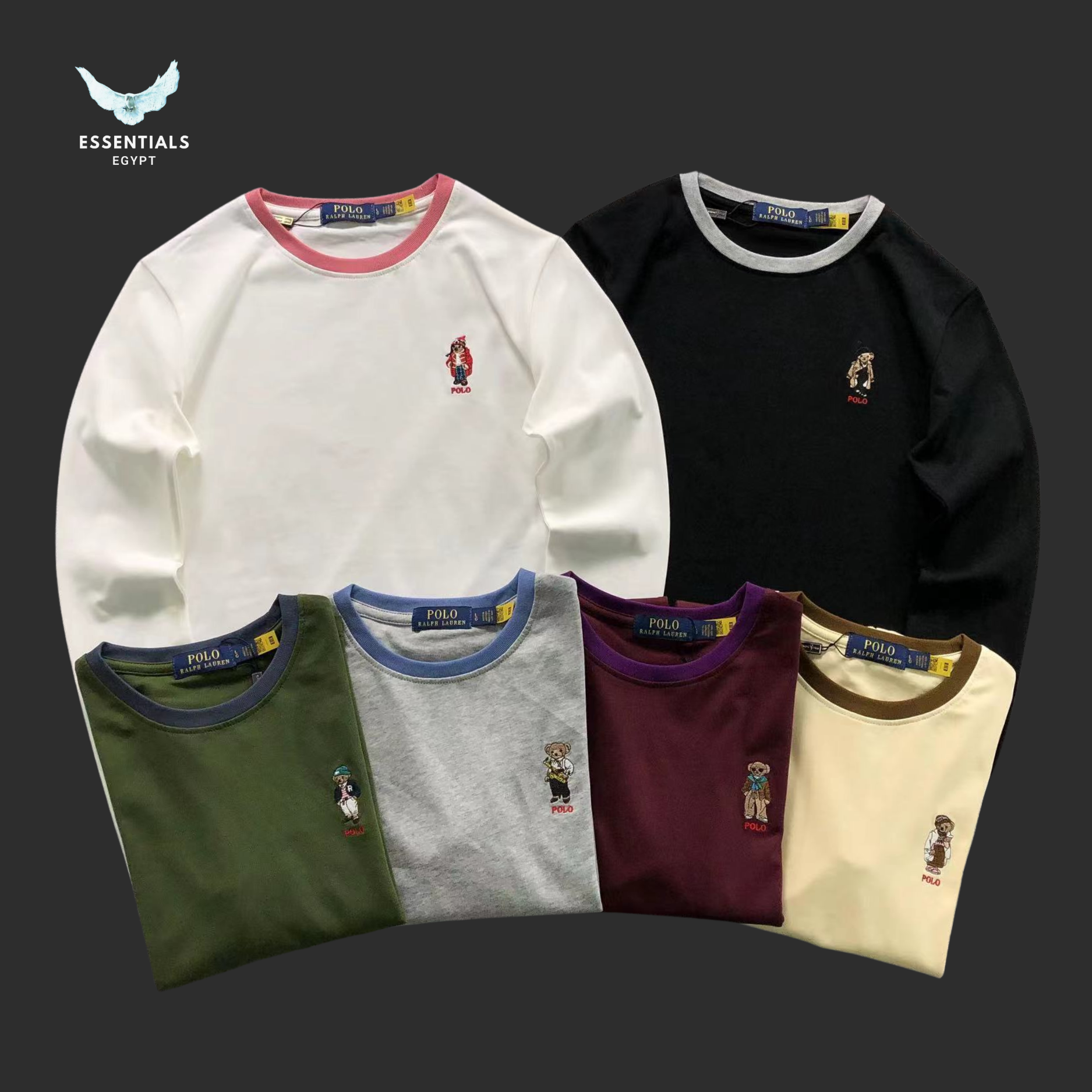 Ralph Lauren Bear Crewneck – Embroidered Logo Sweatshirt