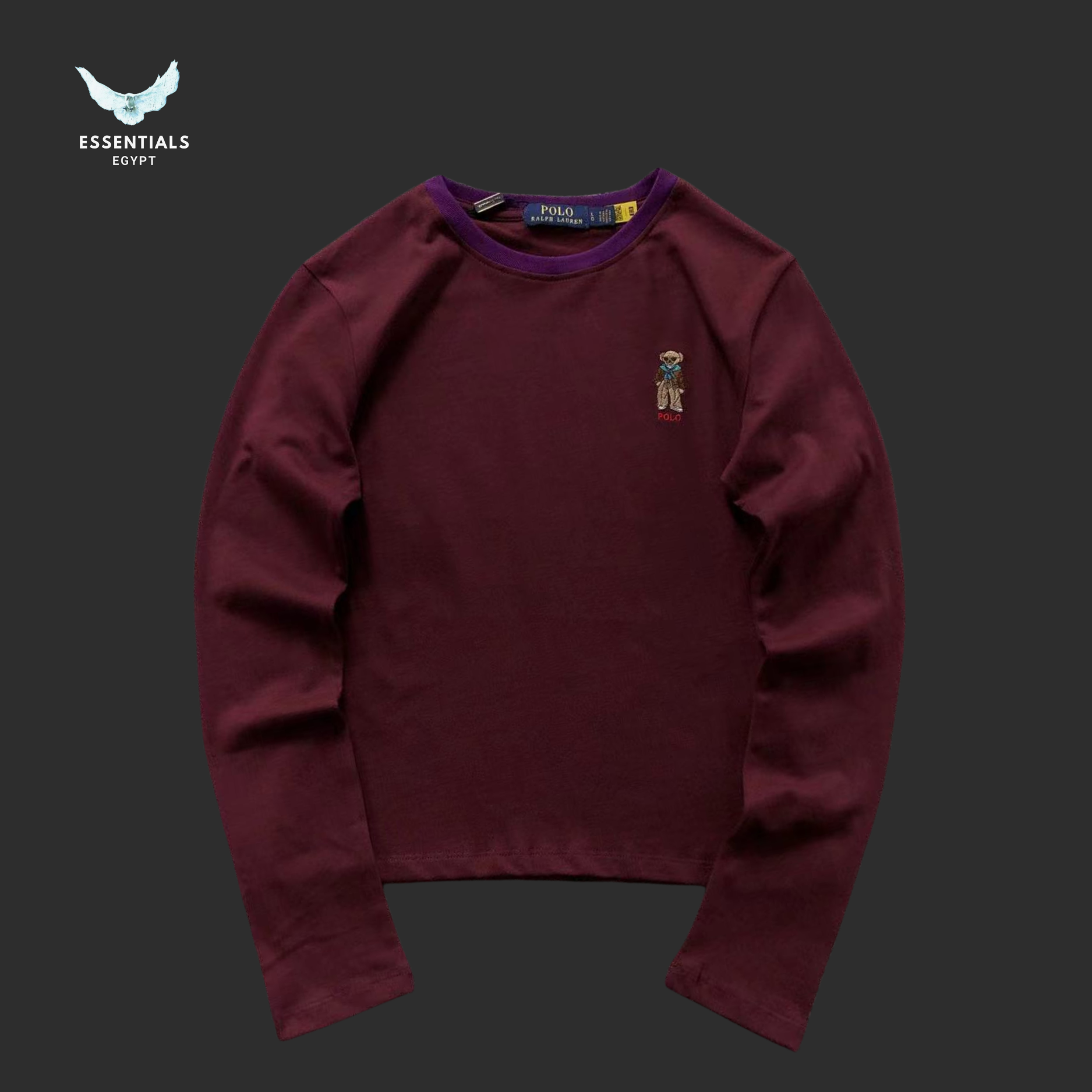 Ralph Lauren Bear Crewneck – Embroidered Logo Sweatshirt