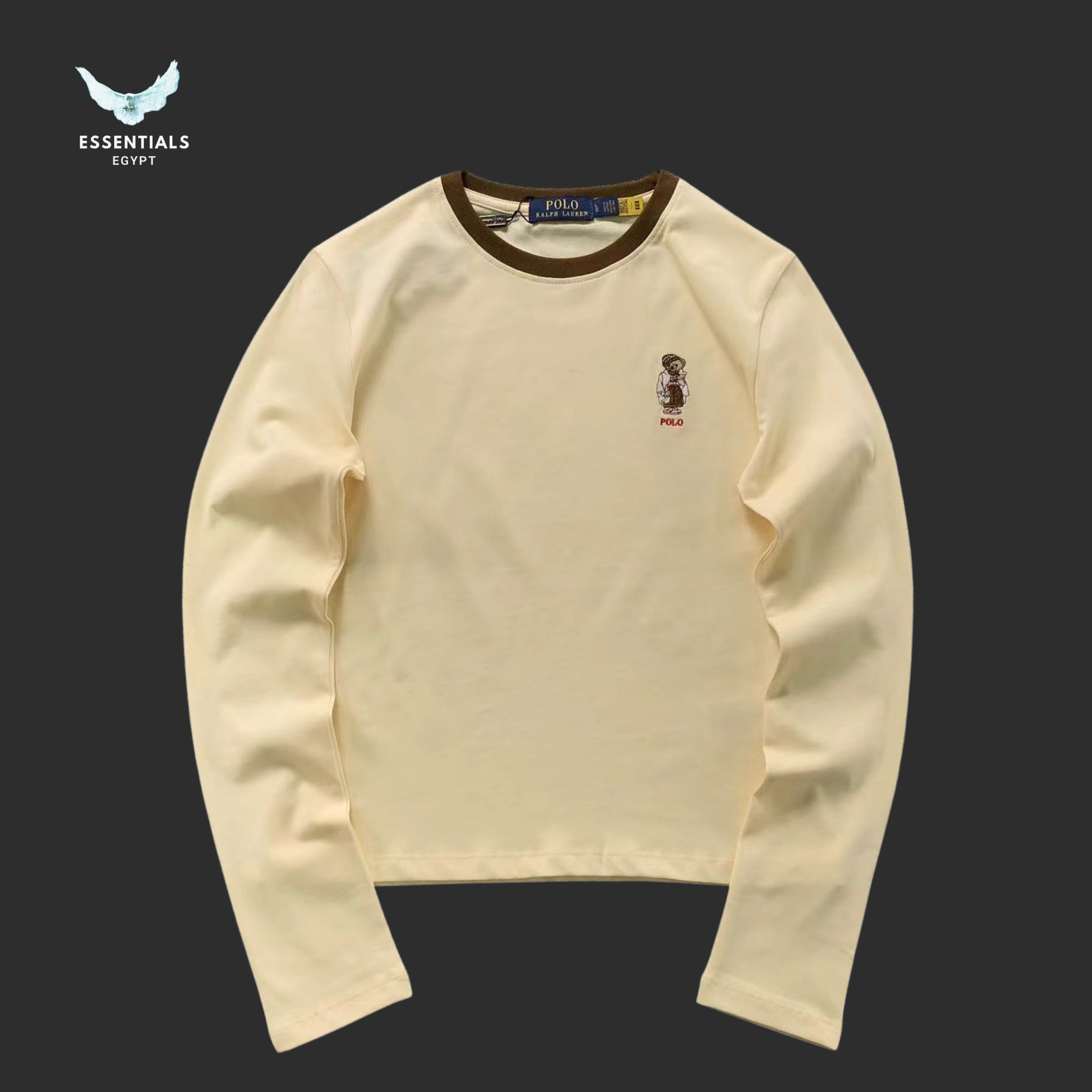 Ralph Lauren Bear Crewneck – Embroidered Logo Sweatshirt