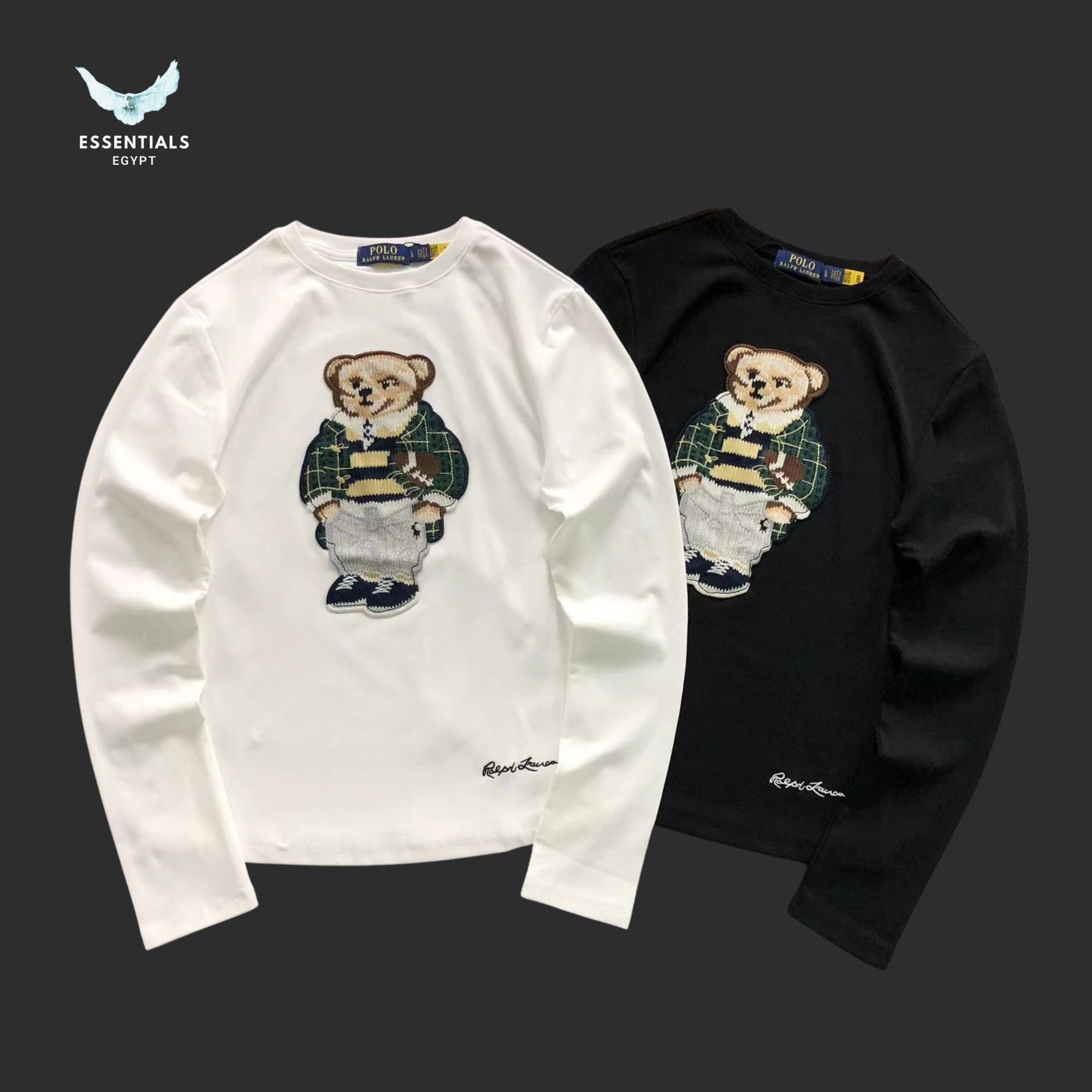 Ralph Lauren Long Sleeve T-Shirt – Polo Bear Graphic