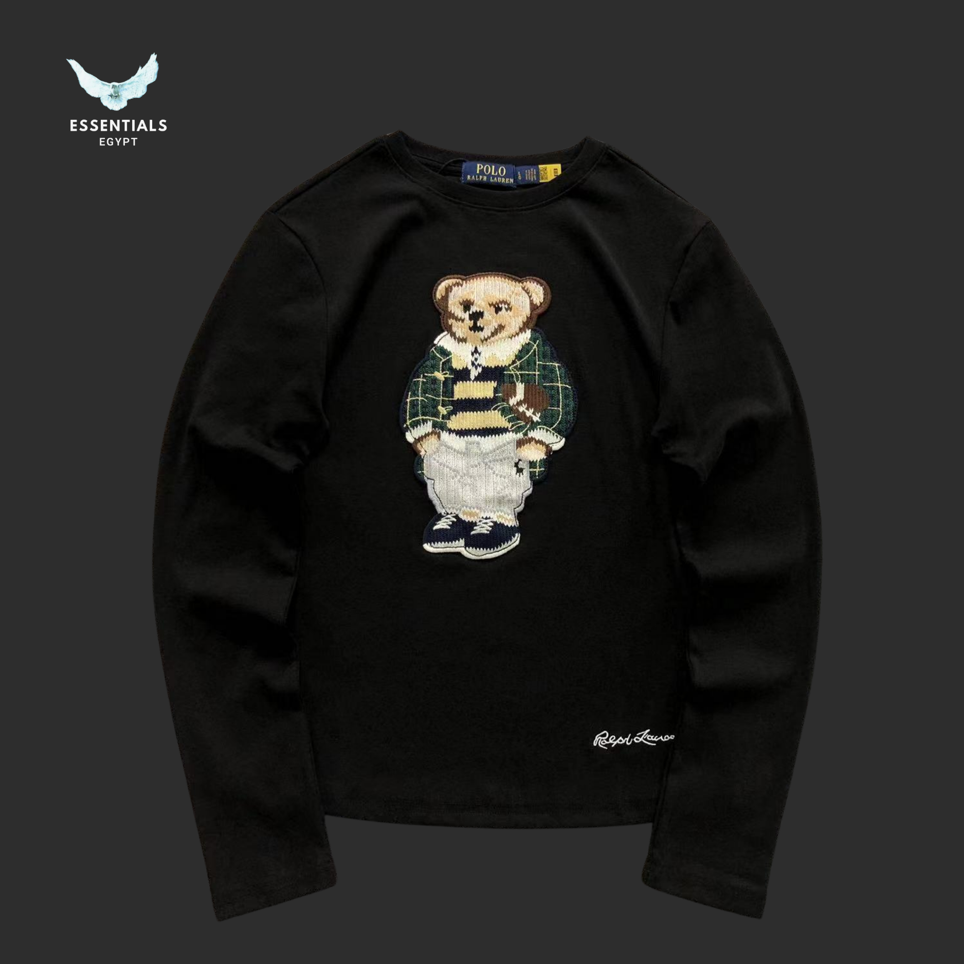 Ralph Lauren Long Sleeve T-Shirt – Polo Bear Graphic