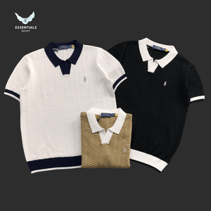 Ralph Lauren Polo T-Shirt – Colorblock Collar - ESSENTIALS EGYPT