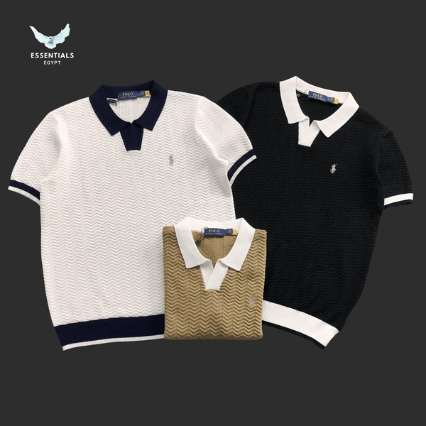 Ralph Lauren Polo T-Shirt – Colorblock Collar - ESSENTIALS EGYPT