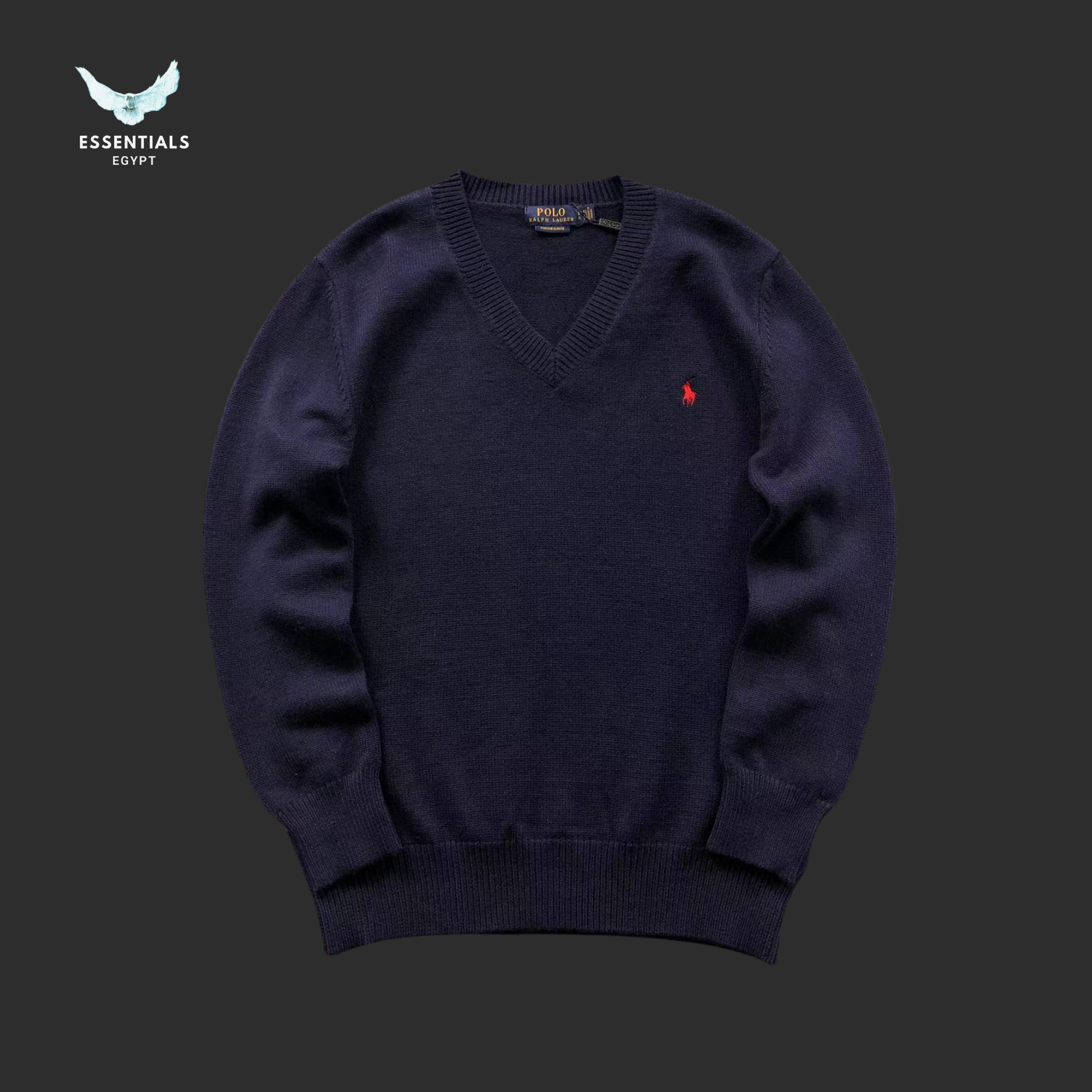 Ralph Lauren V-Neck Sweater – Classic Wool Blend