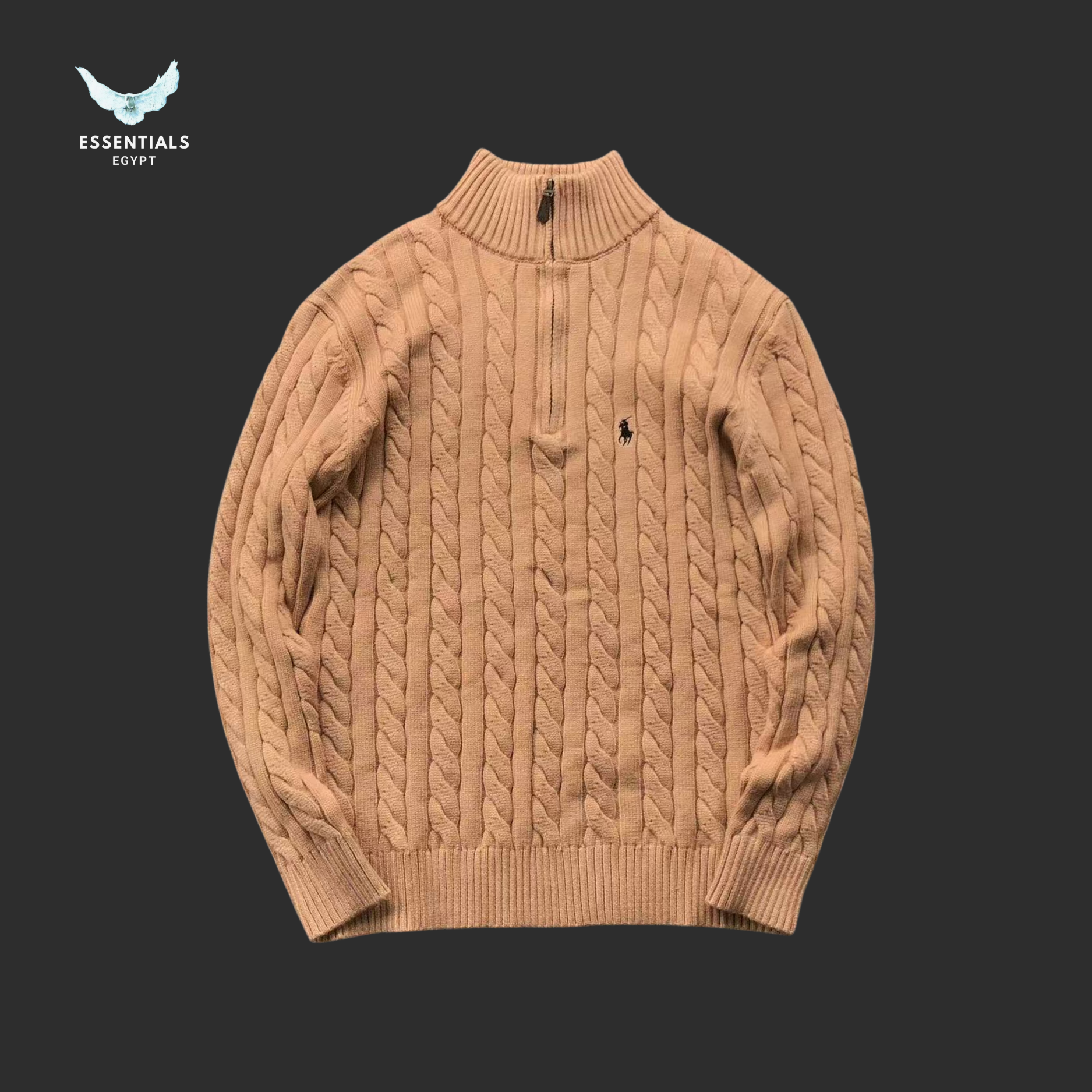 Ralph Lauren Cable-Knit Sweater – High Neck