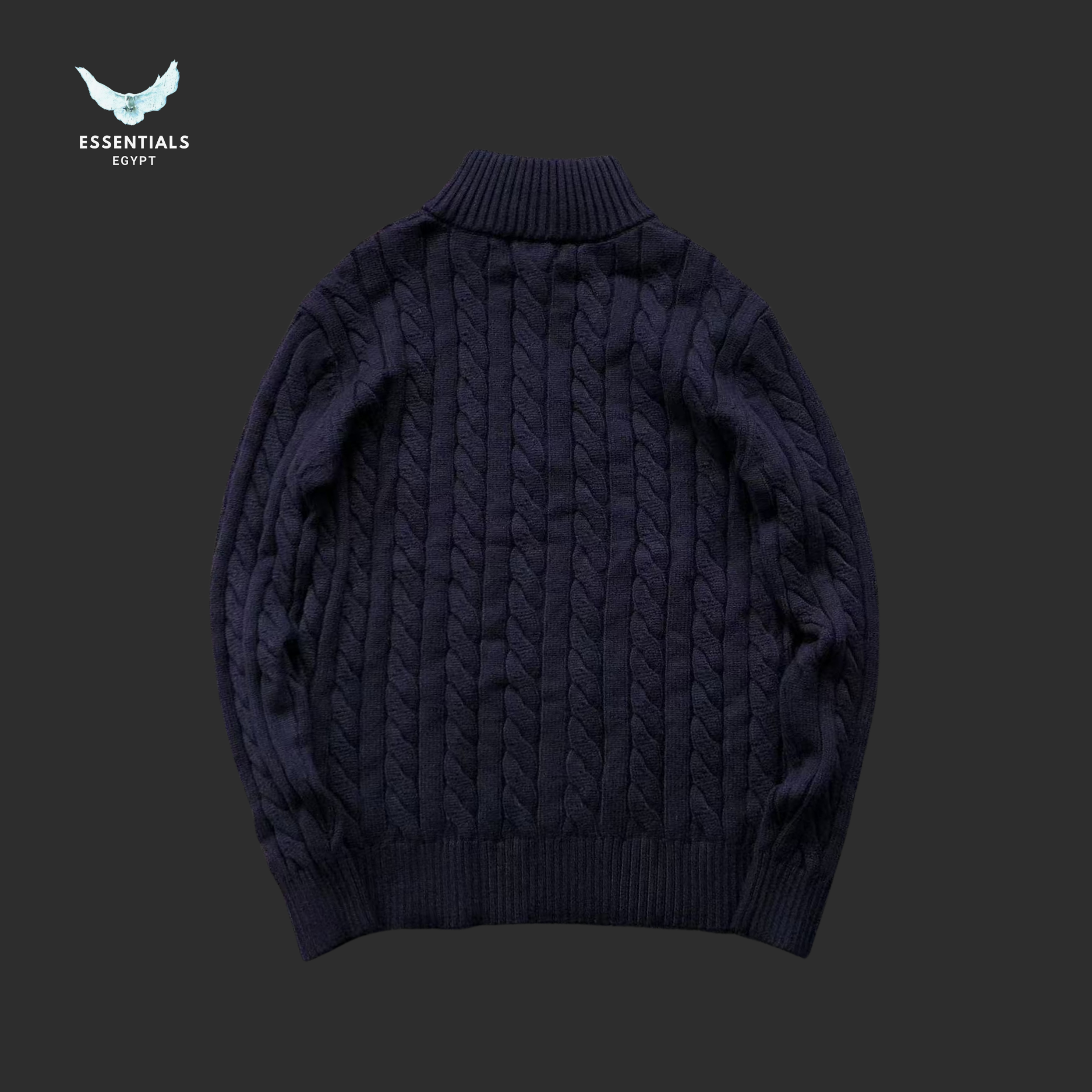 Ralph Lauren Cable-Knit Sweater – High Neck