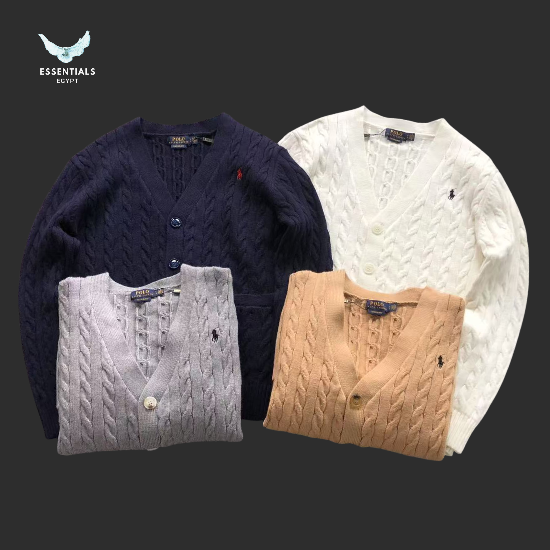 Ralph Lauren Cable Knit Cardigan – Signature Style