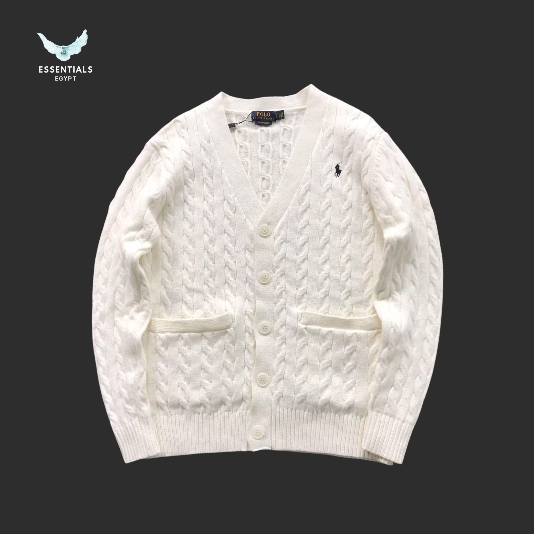 Ralph Lauren Cable Knit Cardigan – Signature Style