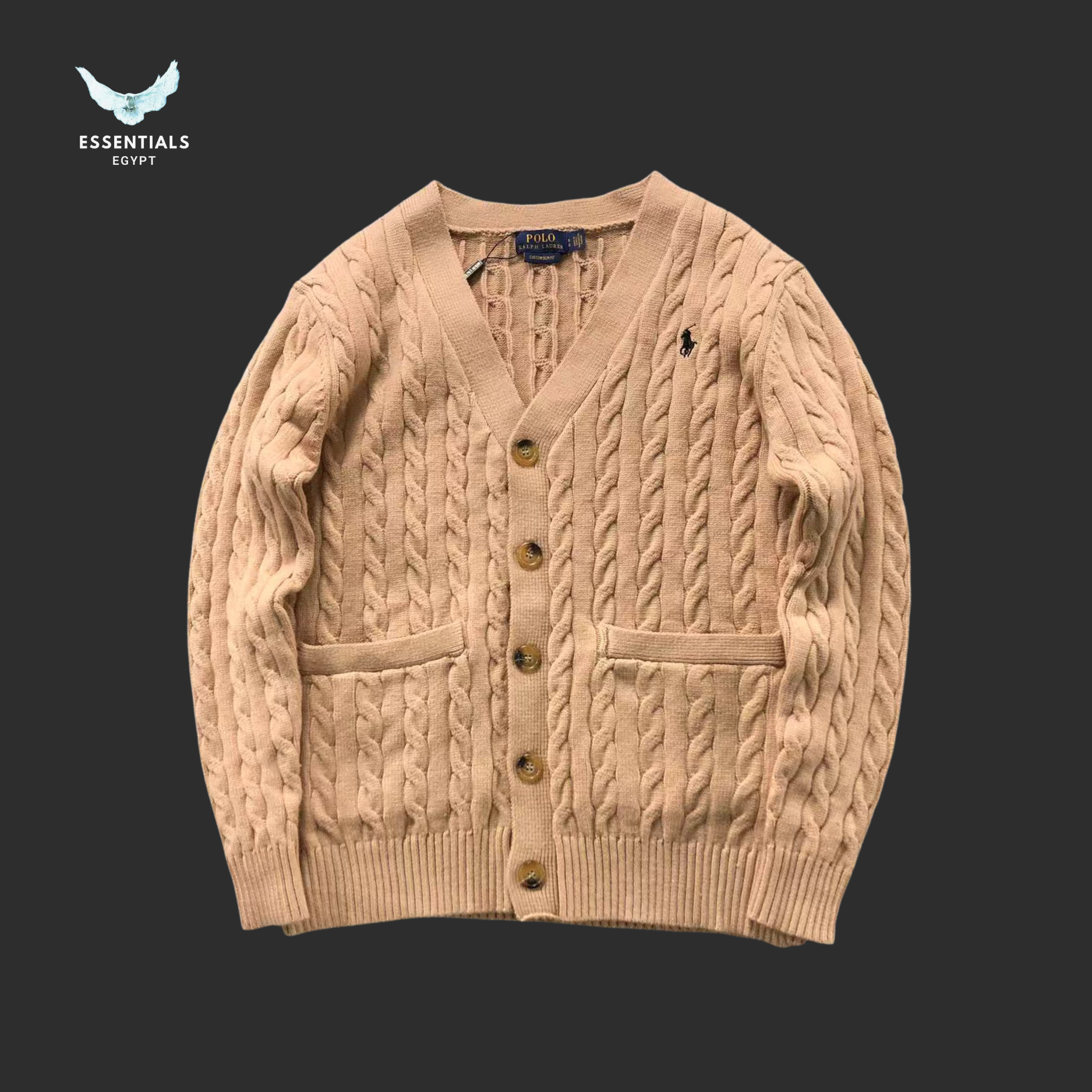 Ralph Lauren Cable Knit Cardigan – Signature Style