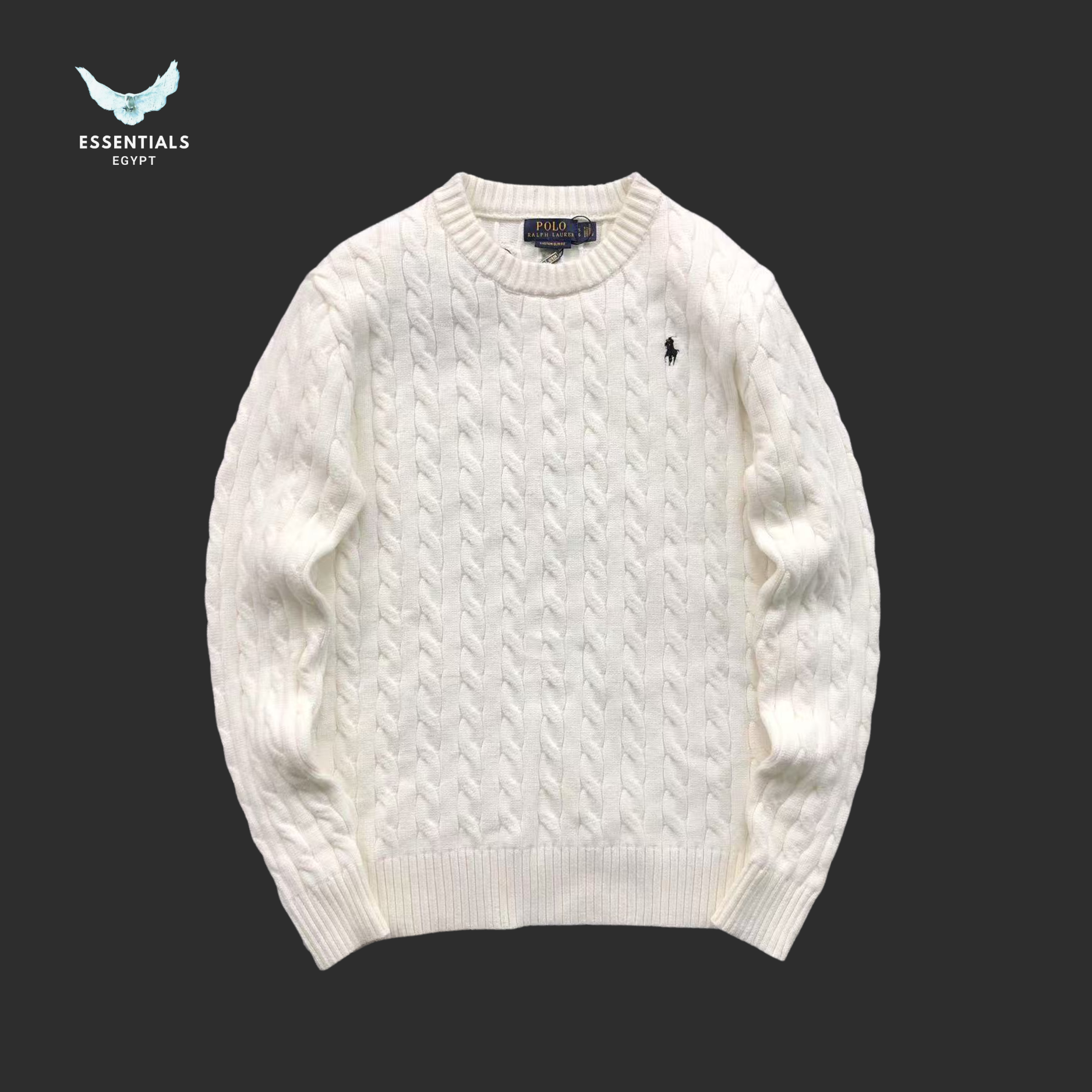 Ralph Lauren Cable-Knit Sweater – Crewneck