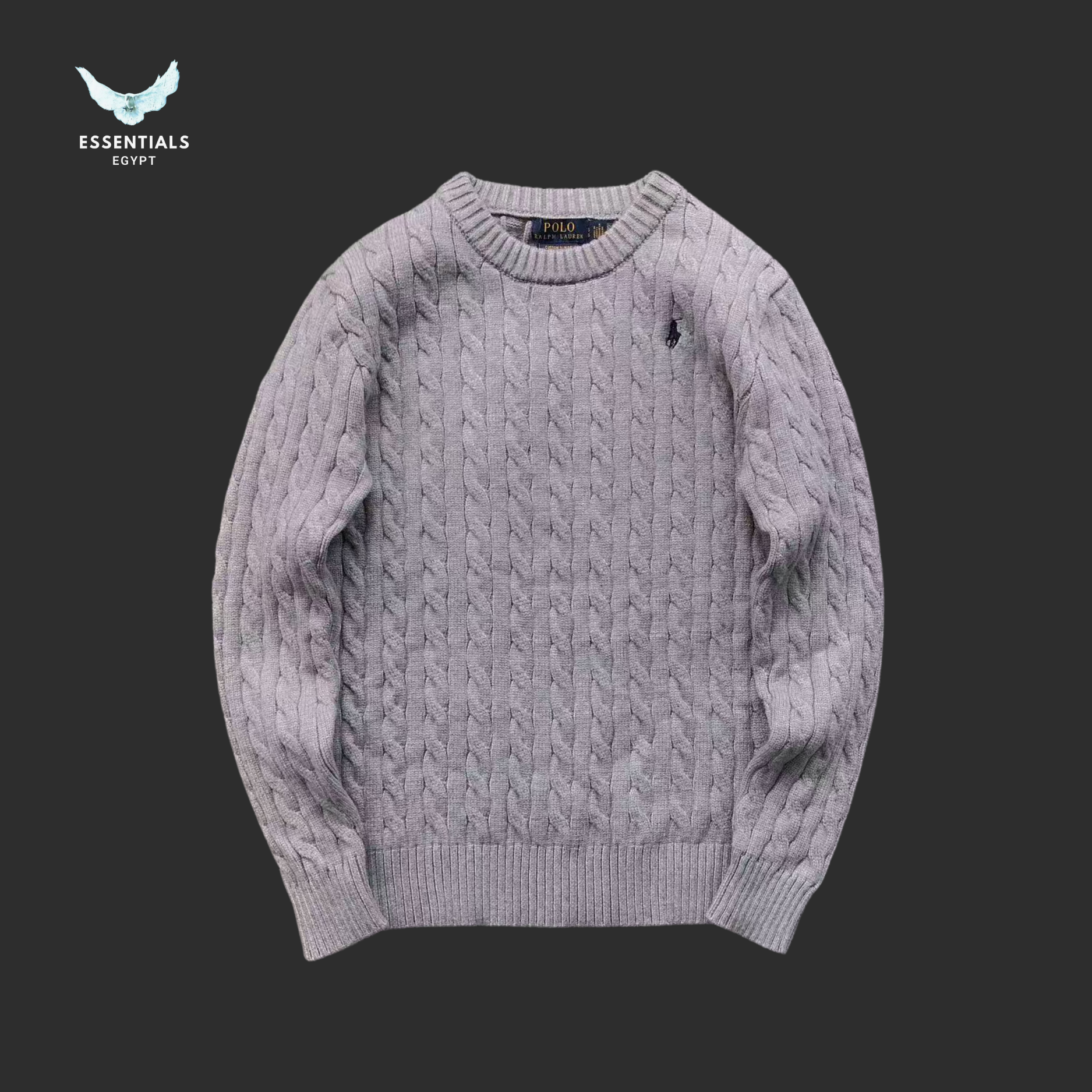 Ralph Lauren Cable-Knit Sweater – Crewneck
