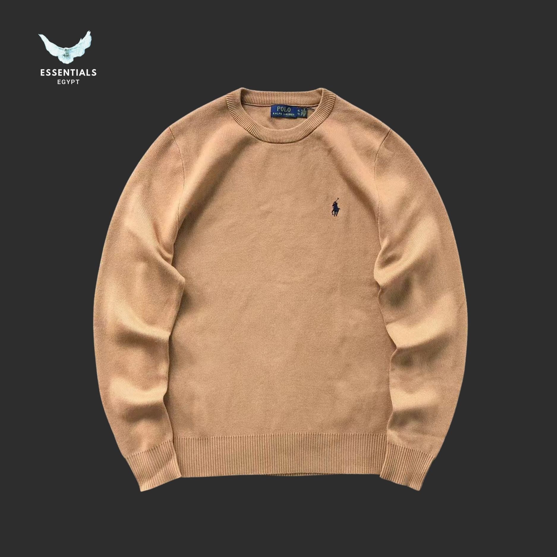 Ralph Lauren Knit Sweater – Minimal Logo - ESSENTIALS EGYPT