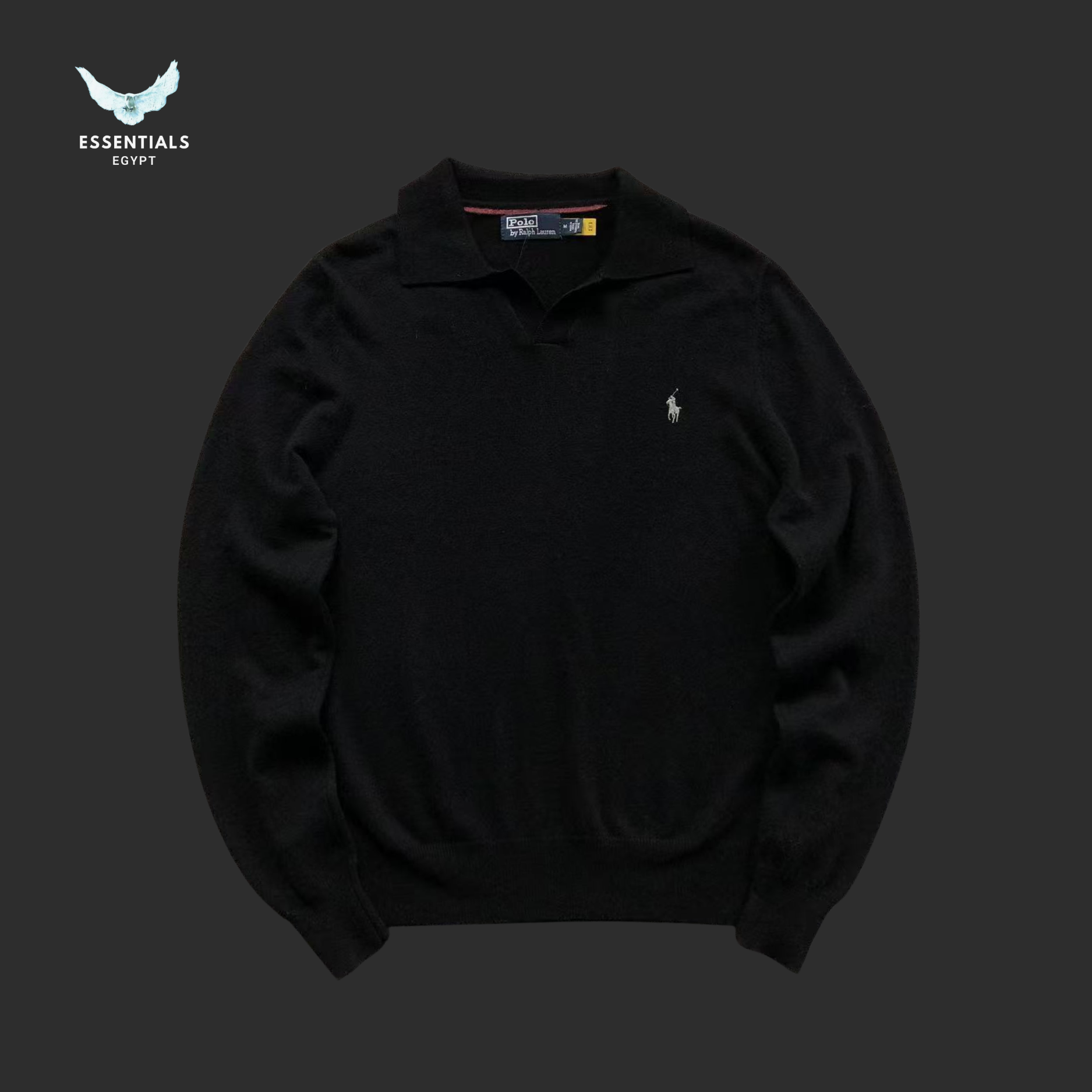 Ralph Lauren Wool Crewneck Sweater – Pony Logo