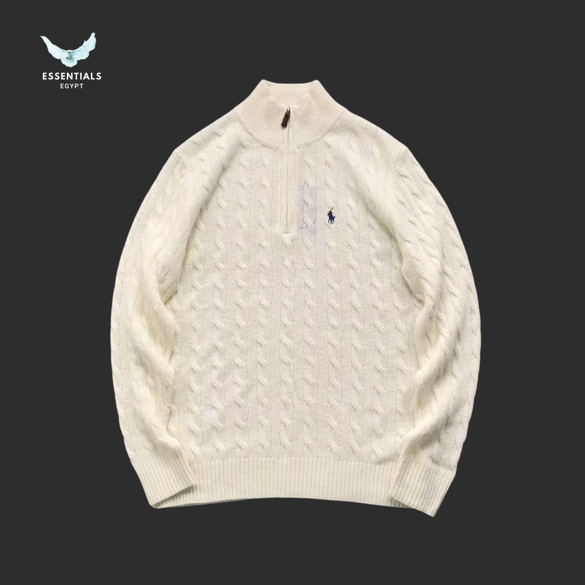 Ralph Lauren Sweater – Cream Cable Knit