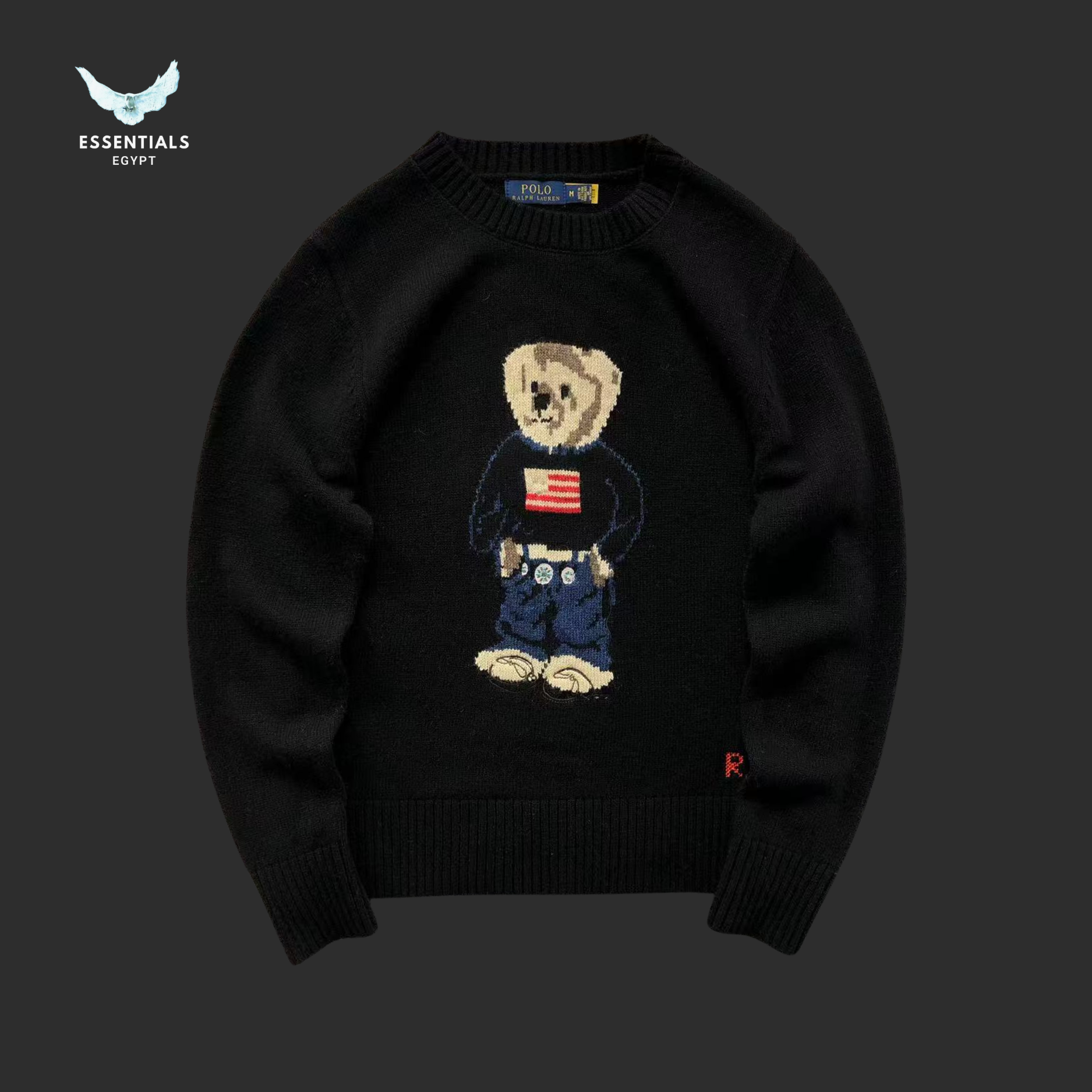 Ralph Lauren Sweatshirt – Polo Bear Flag Knit