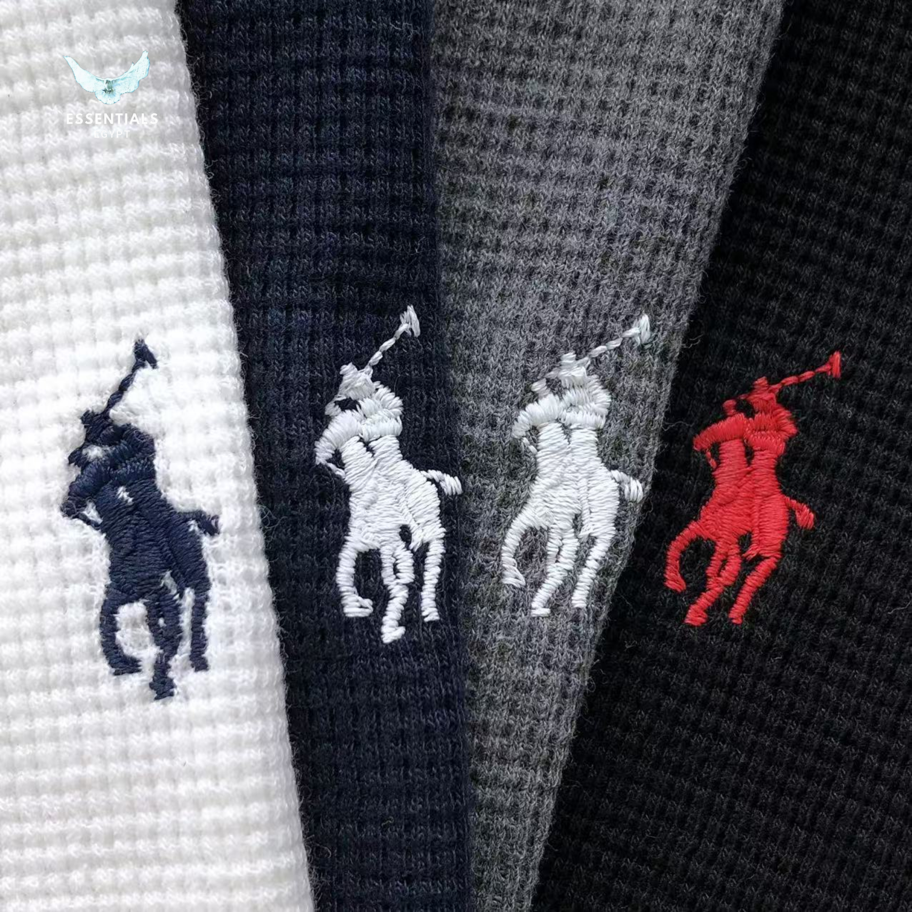 Ralph Lauren Henley Long Sleeve – Three-Button Cotton