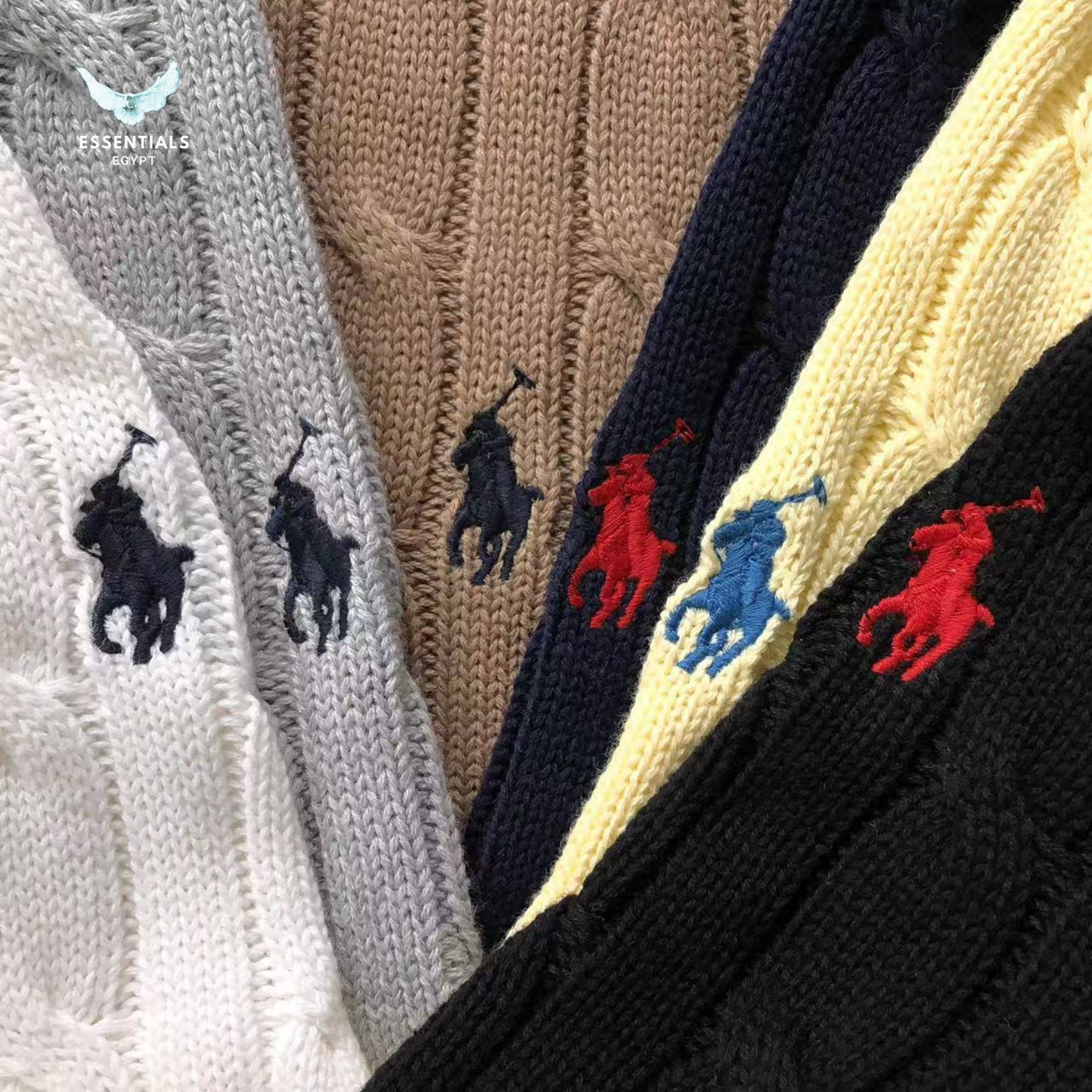 Ralph Lauren Cable Knit Hoodie – Premium Cotton Knit