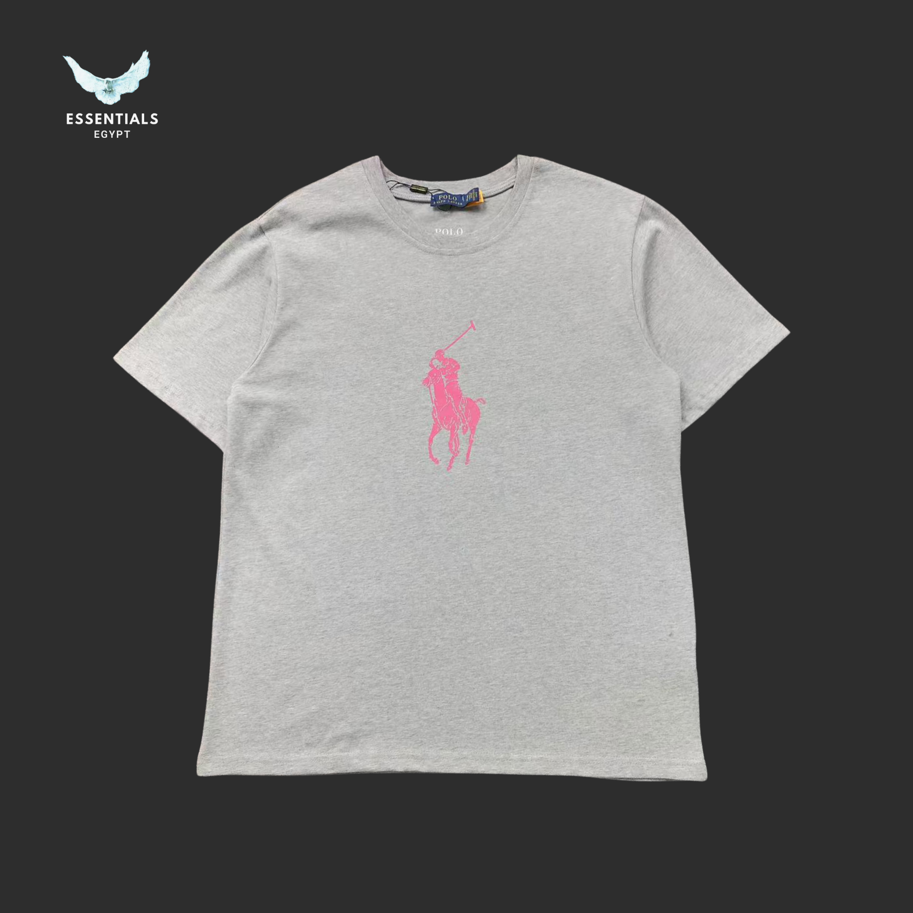 Ralph Lauren T-Shirt – Oversize Pink Pony - ESSENTIALS EGYPT