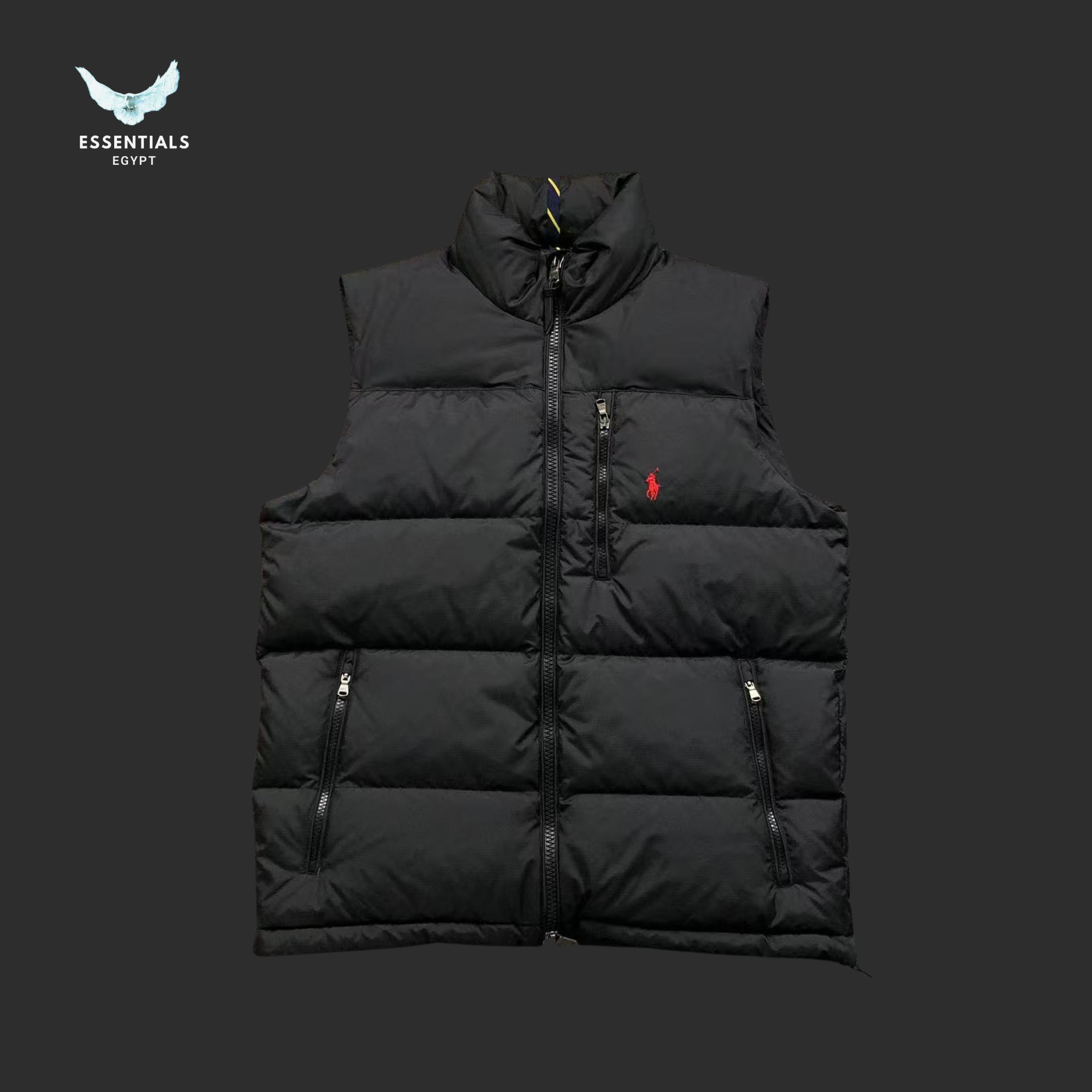 Ralph Lauren Down Vest – Two-Tone Puffer