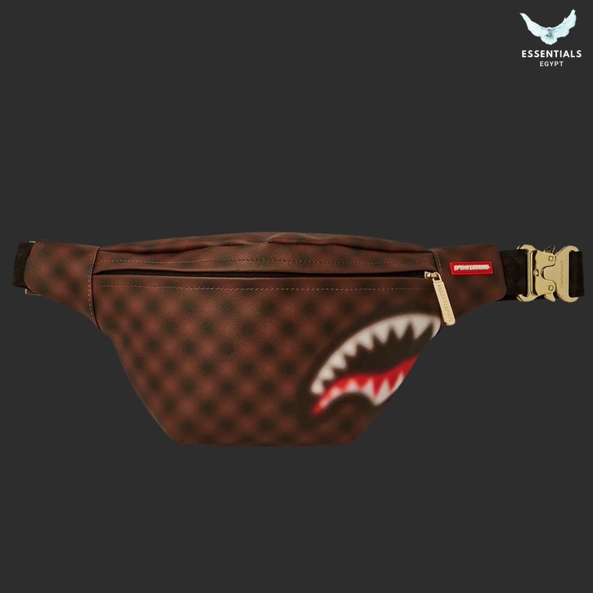 Sprayground Sharks In Paris Blur Effect Savvy Crossbody