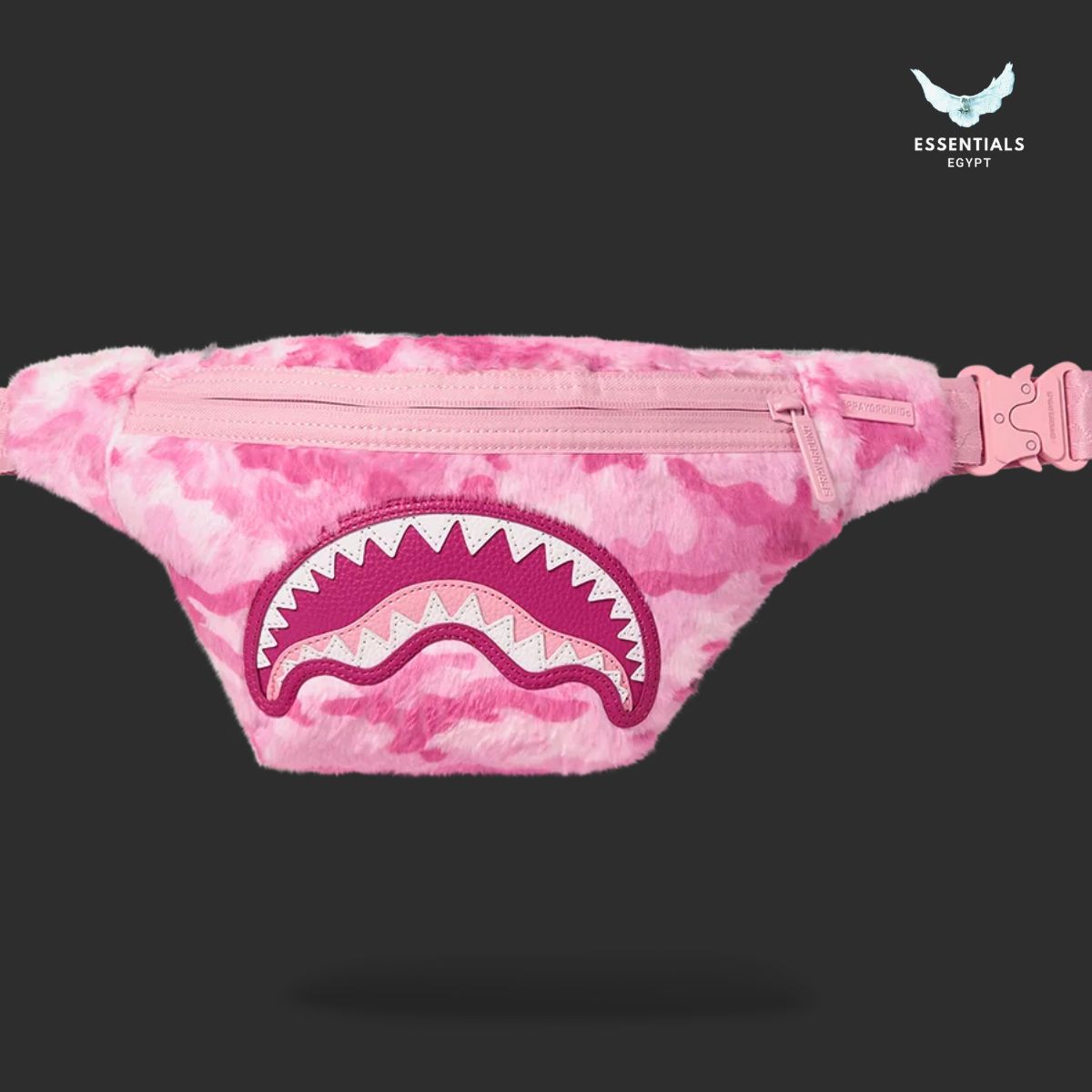 Sprayground Furrrocious In Pink Savvy Crossbody