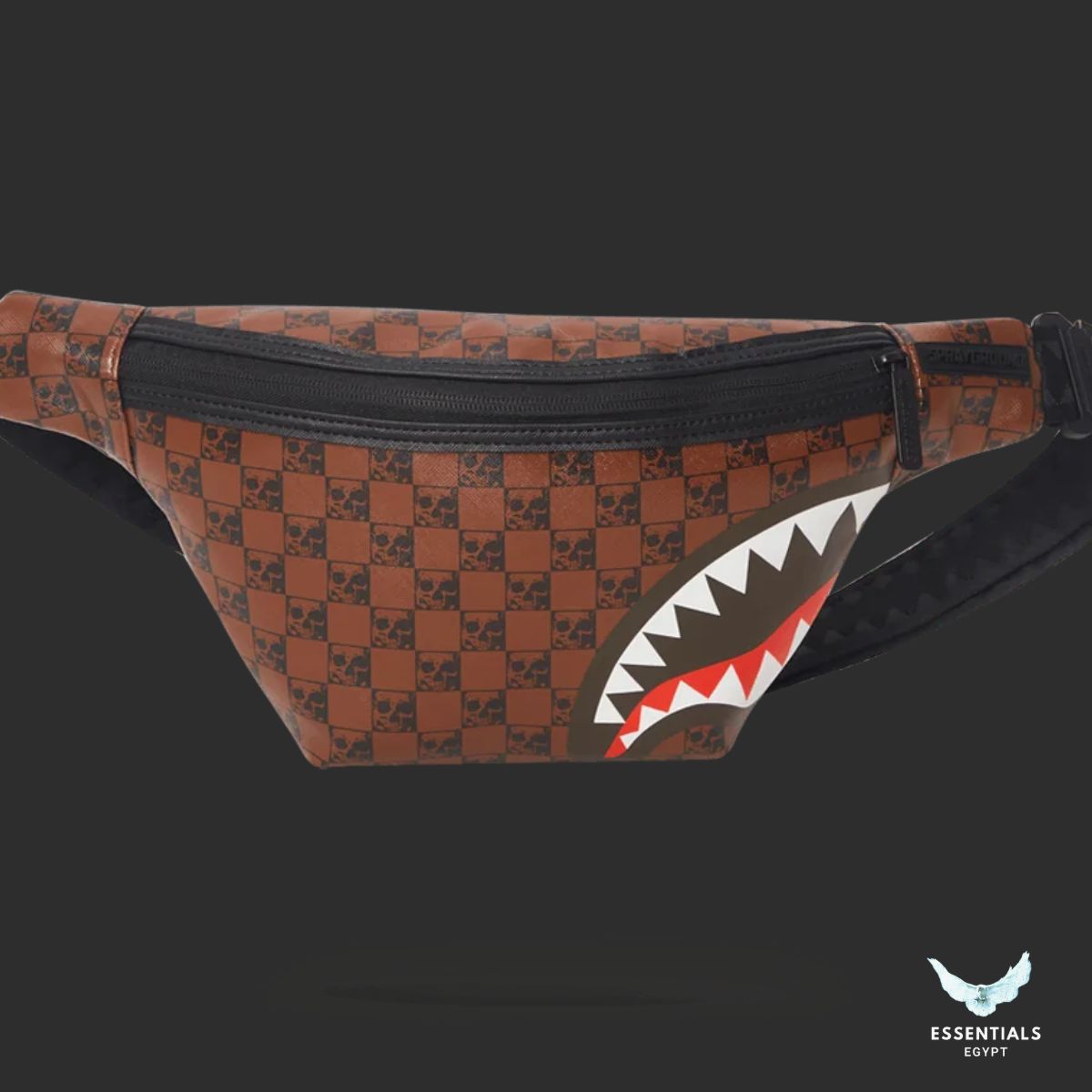 Sprayground Sharks and Skulls Savvy Crossbody
